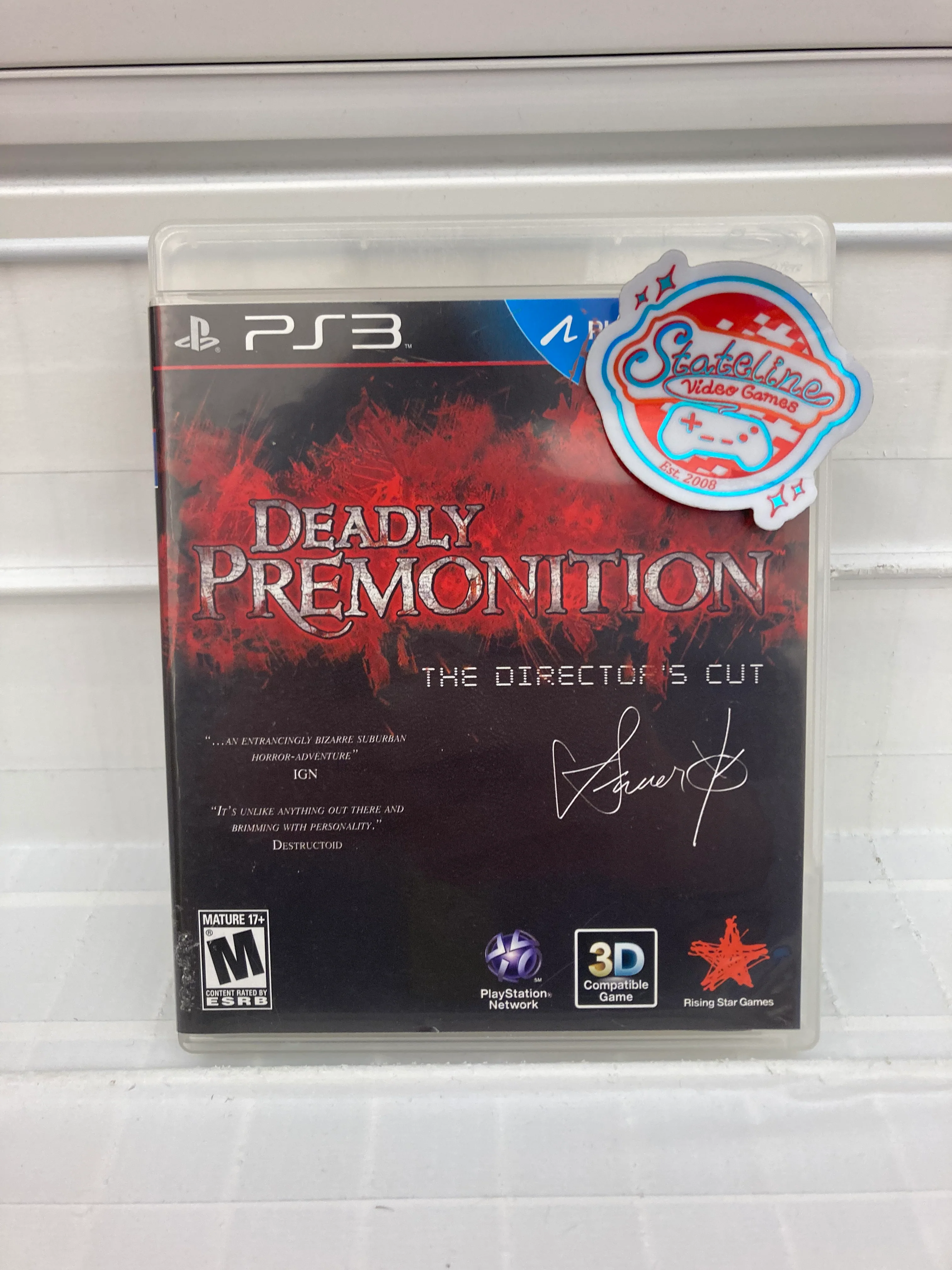 Deadly Premonition: Director's Cut - Playstation 3