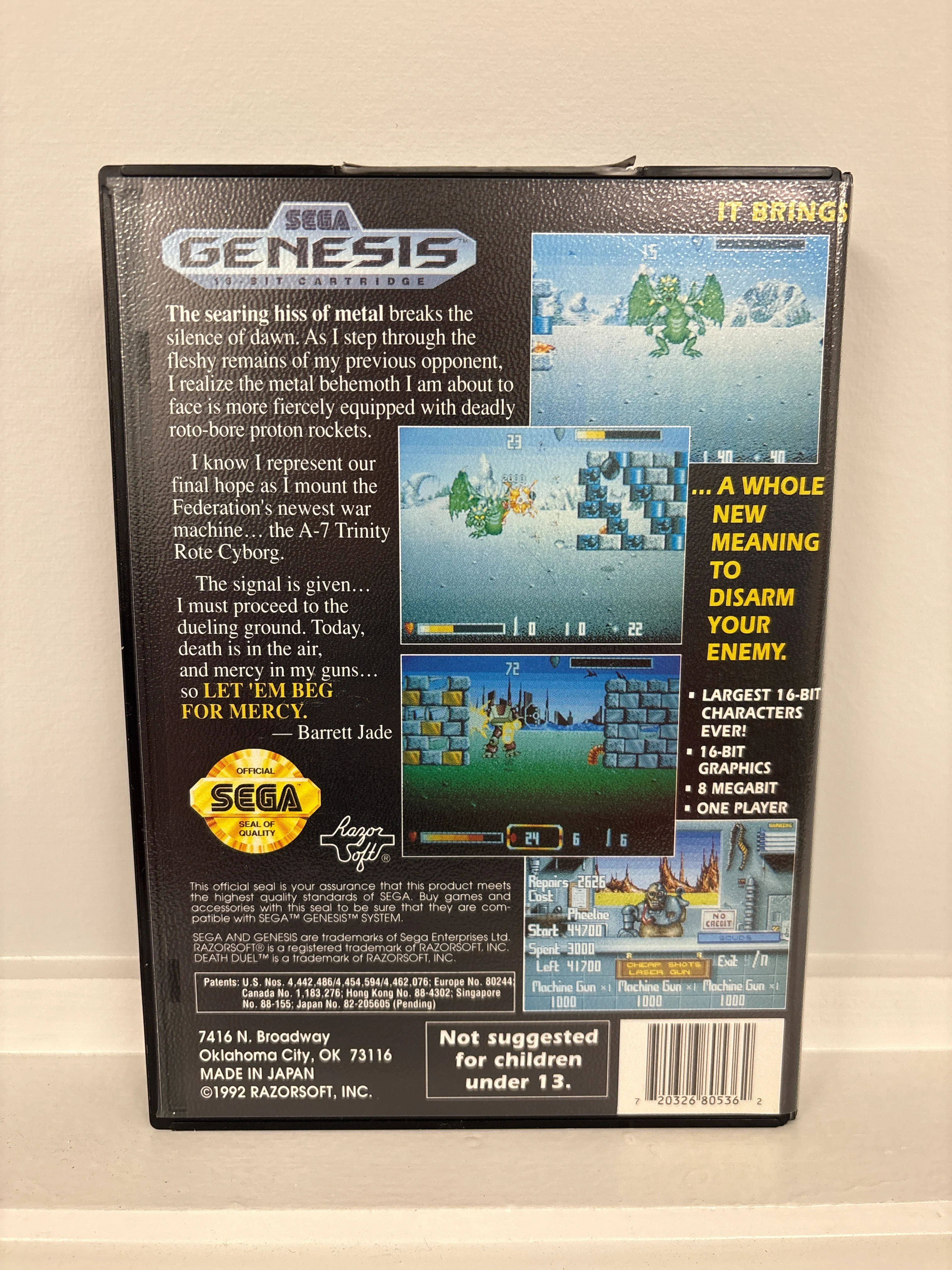 Death Duel - Sega Genesis - Image 2