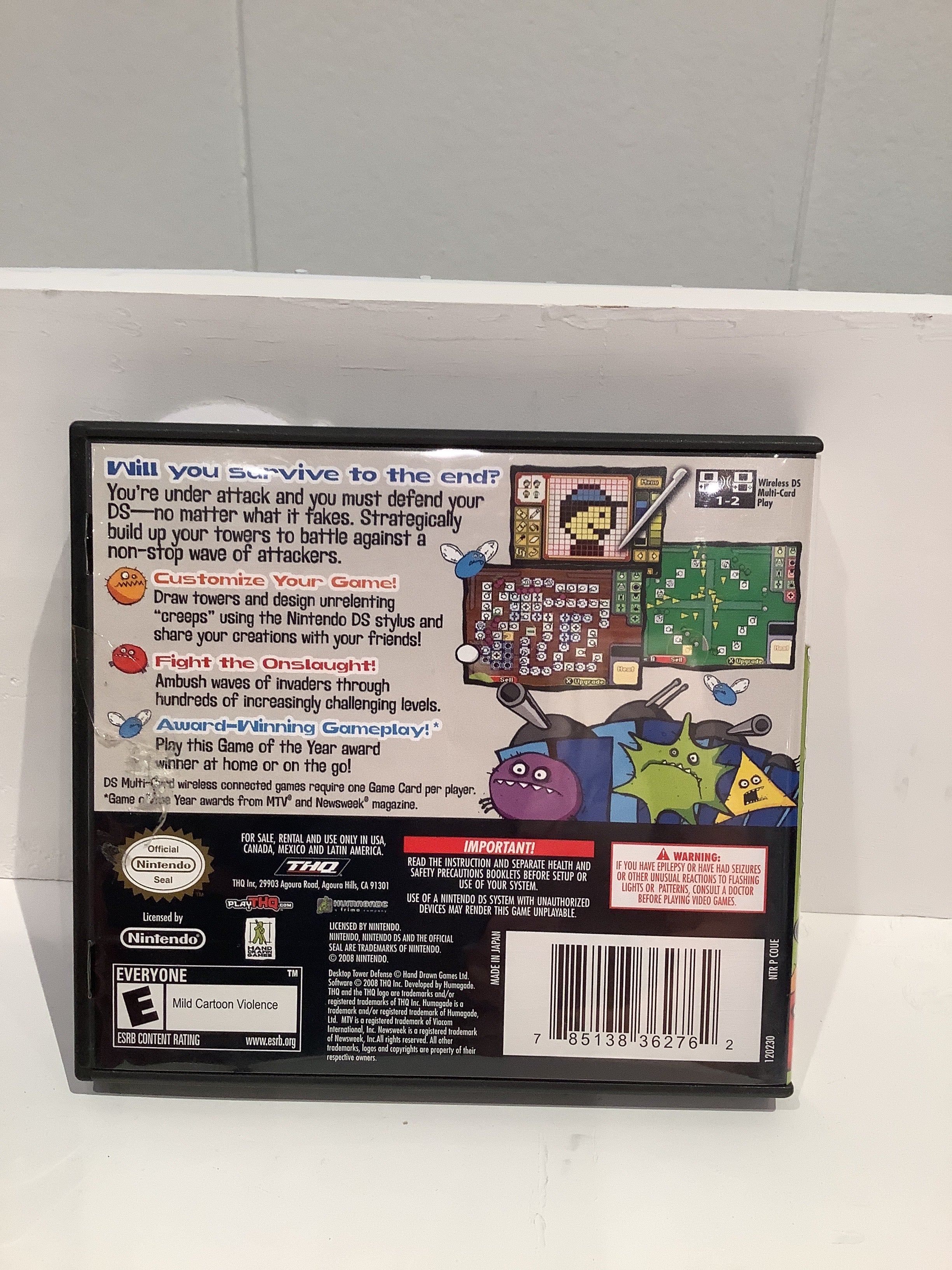 Desktop Tower Defense - Nintendo DS - Image 2