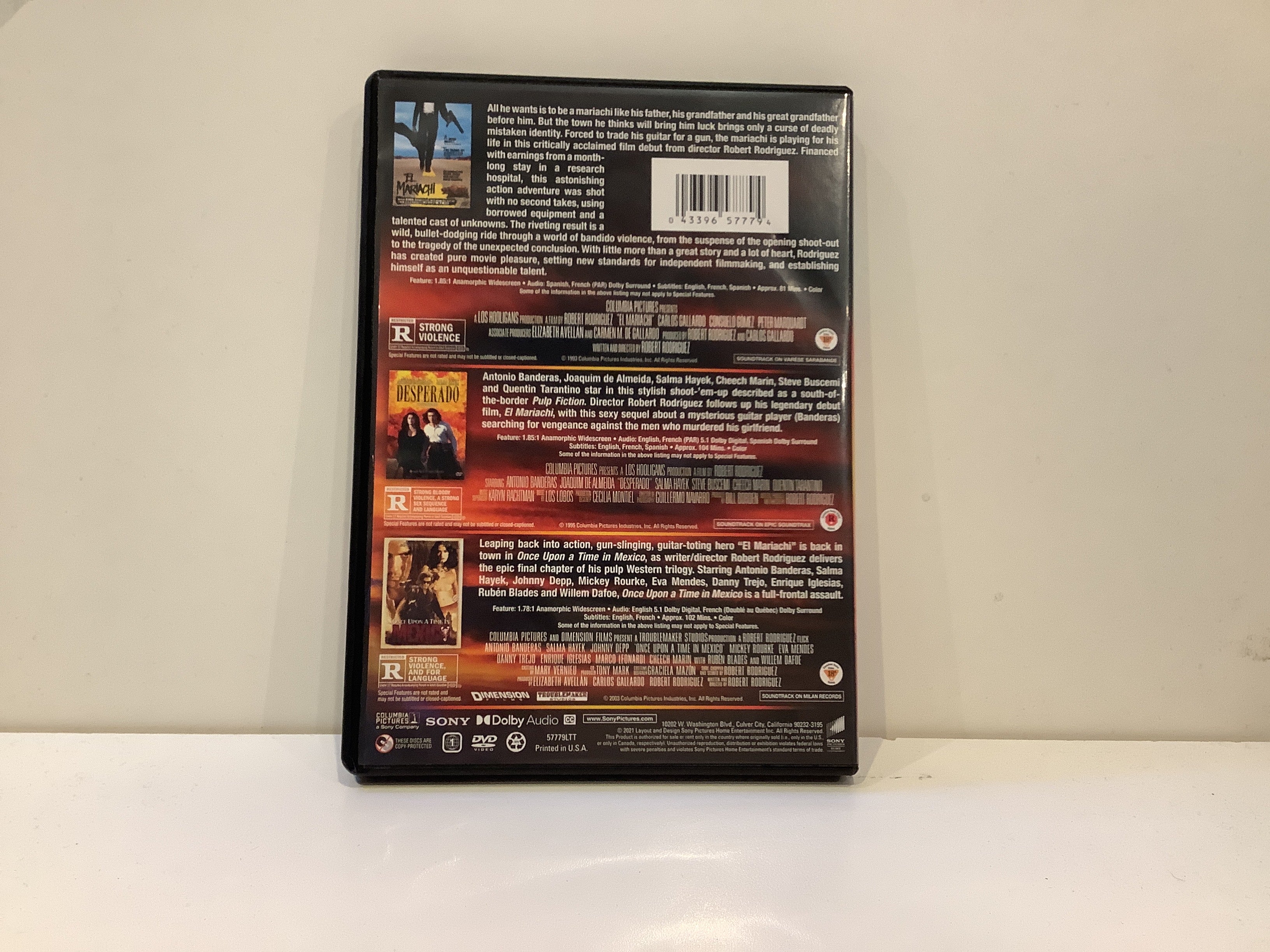 Desperado / El Mariachi / Once Upon a Time in Mexico - DVD - Image 2
