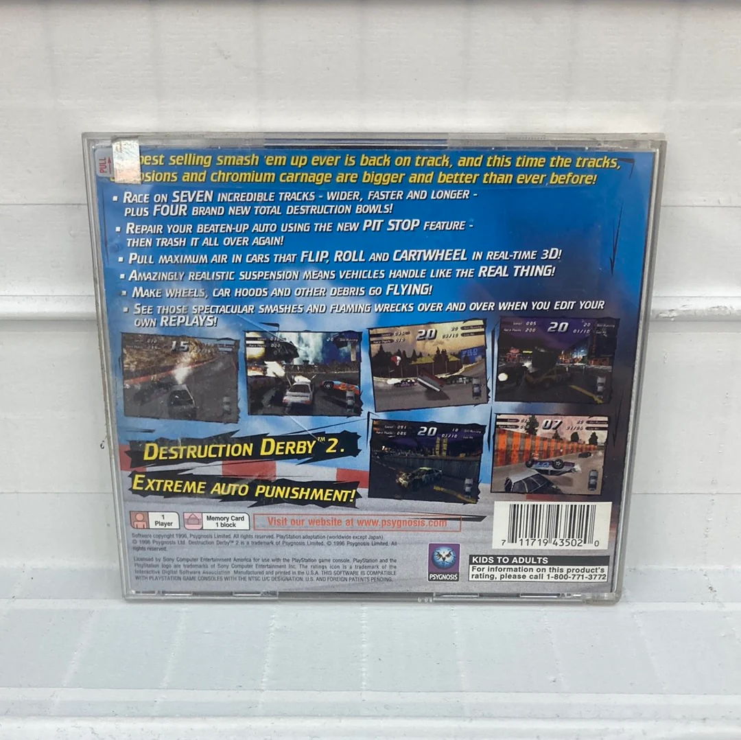 Destruction Derby 2 - Playstation - Image 2