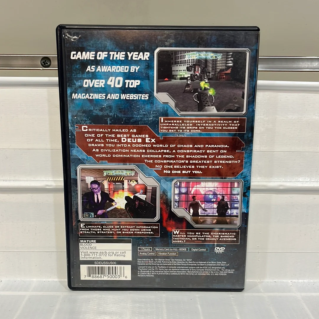 Deus Ex: The Conspiracy - Playstation 2 - Image 2