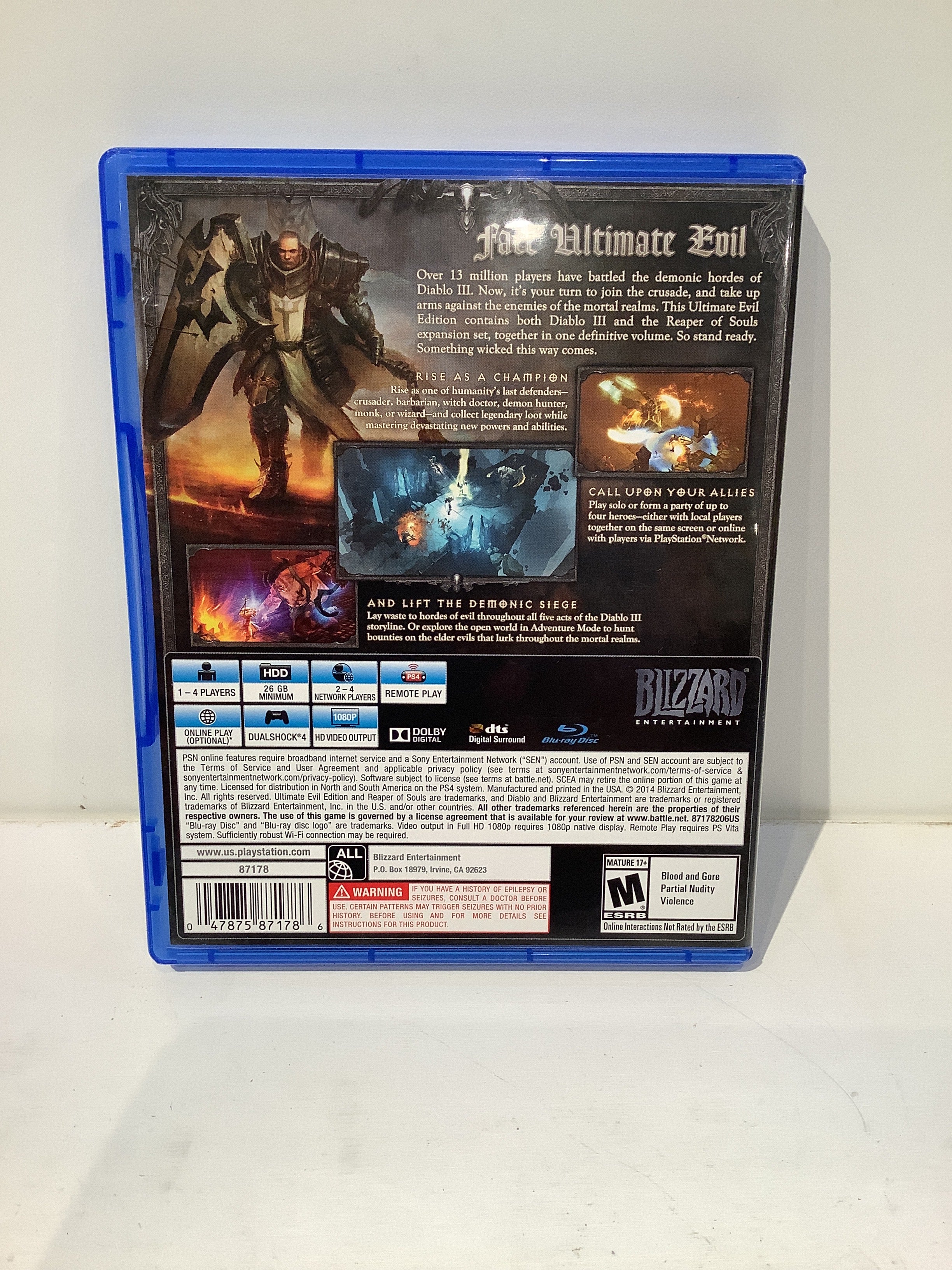 Diablo III Reaper of Souls [Ultimate Evil Edition] - Playstation 4 - Image 2