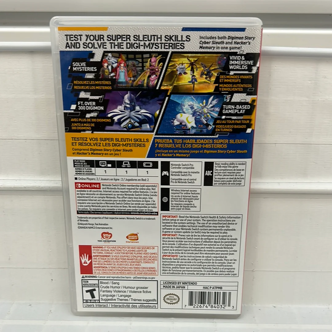 Digimon Story: Cyber Sleuth Complete Edition - Nintendo Switch - Image 2