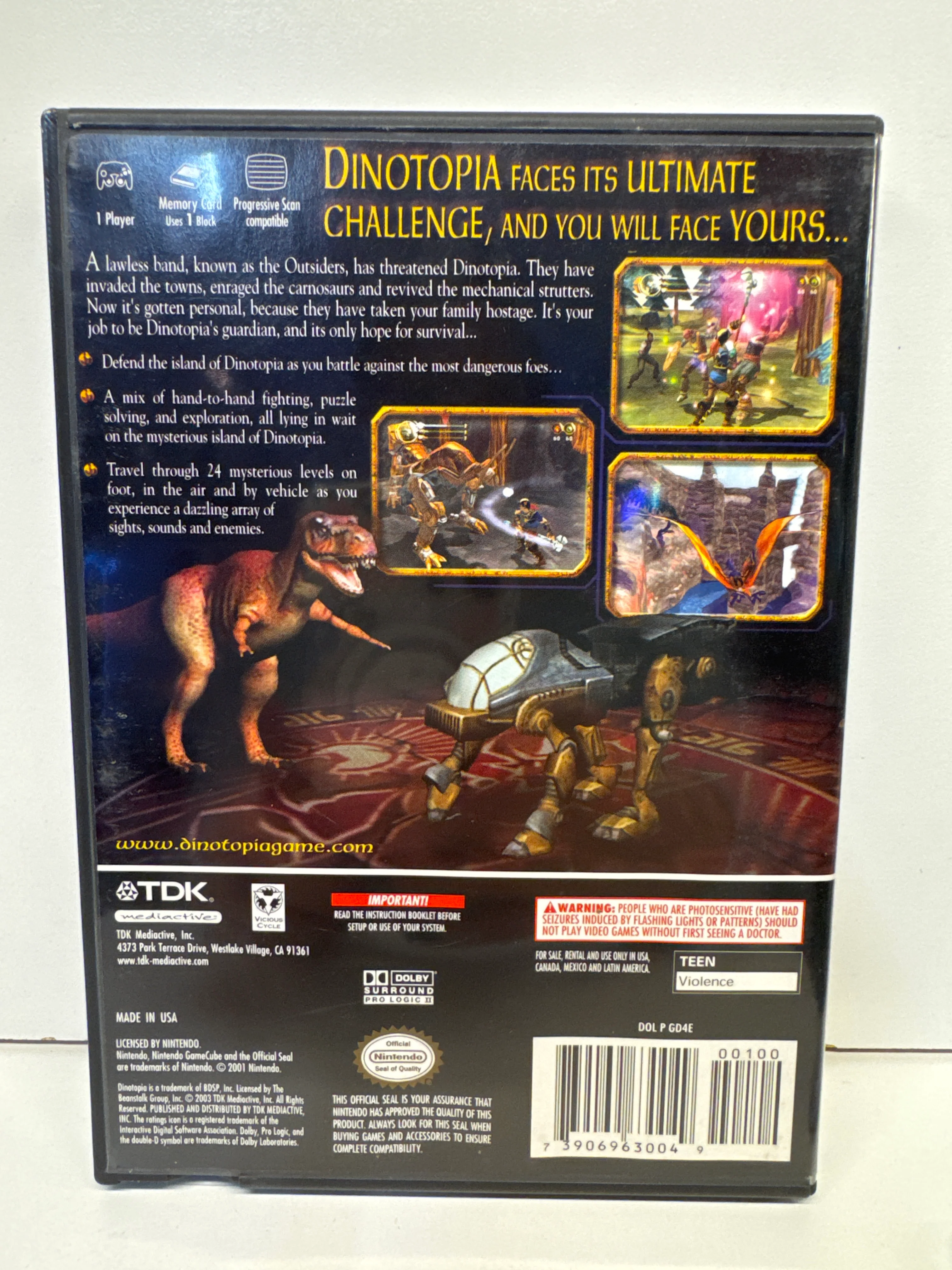 Dinotopia The Sunstone Odyssey - Gamecube - Image 2