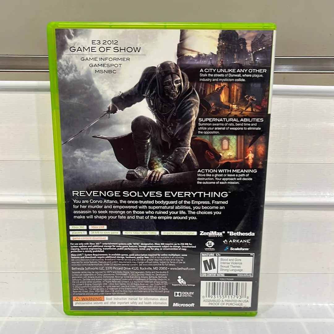 Dishonored - Xbox 360 - Image 2