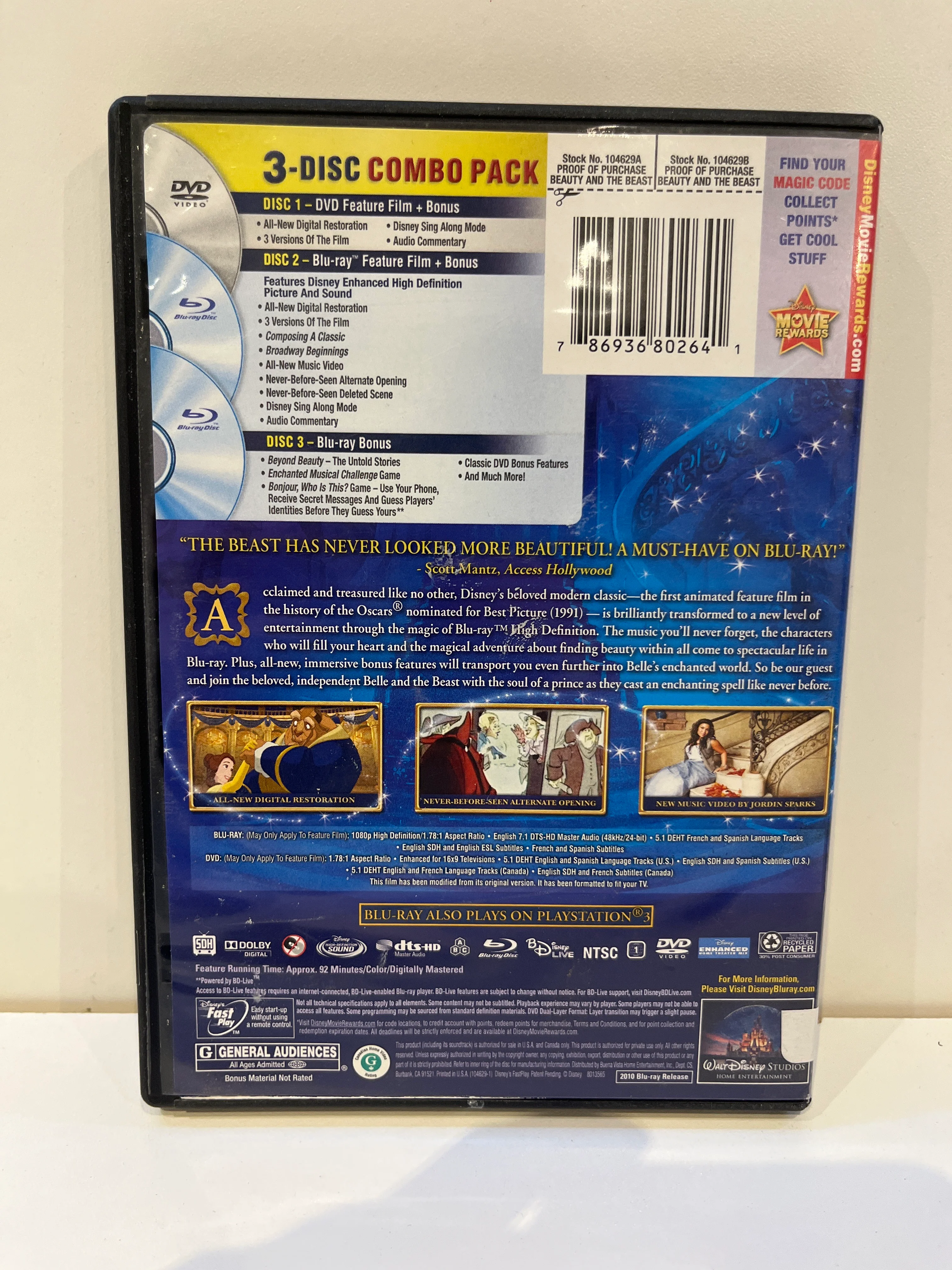 Disney Beauty and the Beast - Blu-Ray - Image 2