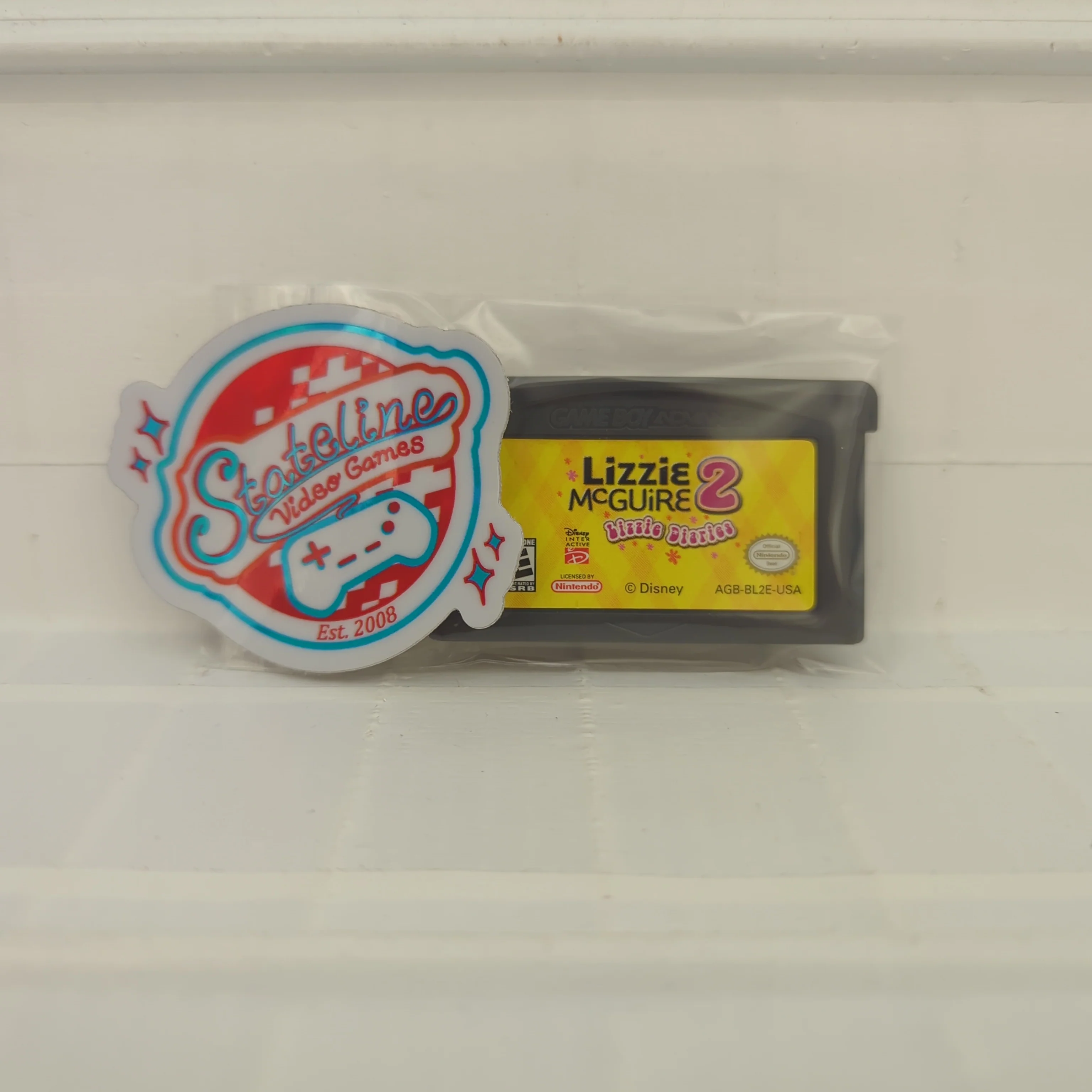 Disney's Lizzie McGuire 2 Lizzie Diaries Game + TV Episode - GameBoy Advance