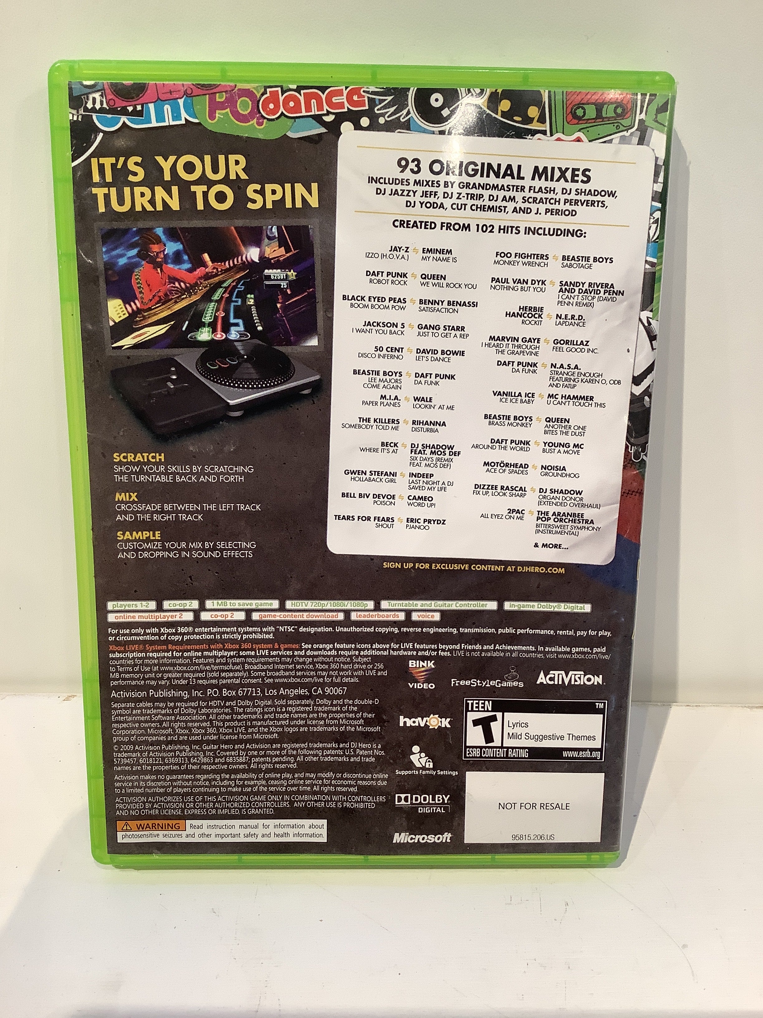 DJ Hero [Turntable Bundle] - Xbox 360 - Image 3
