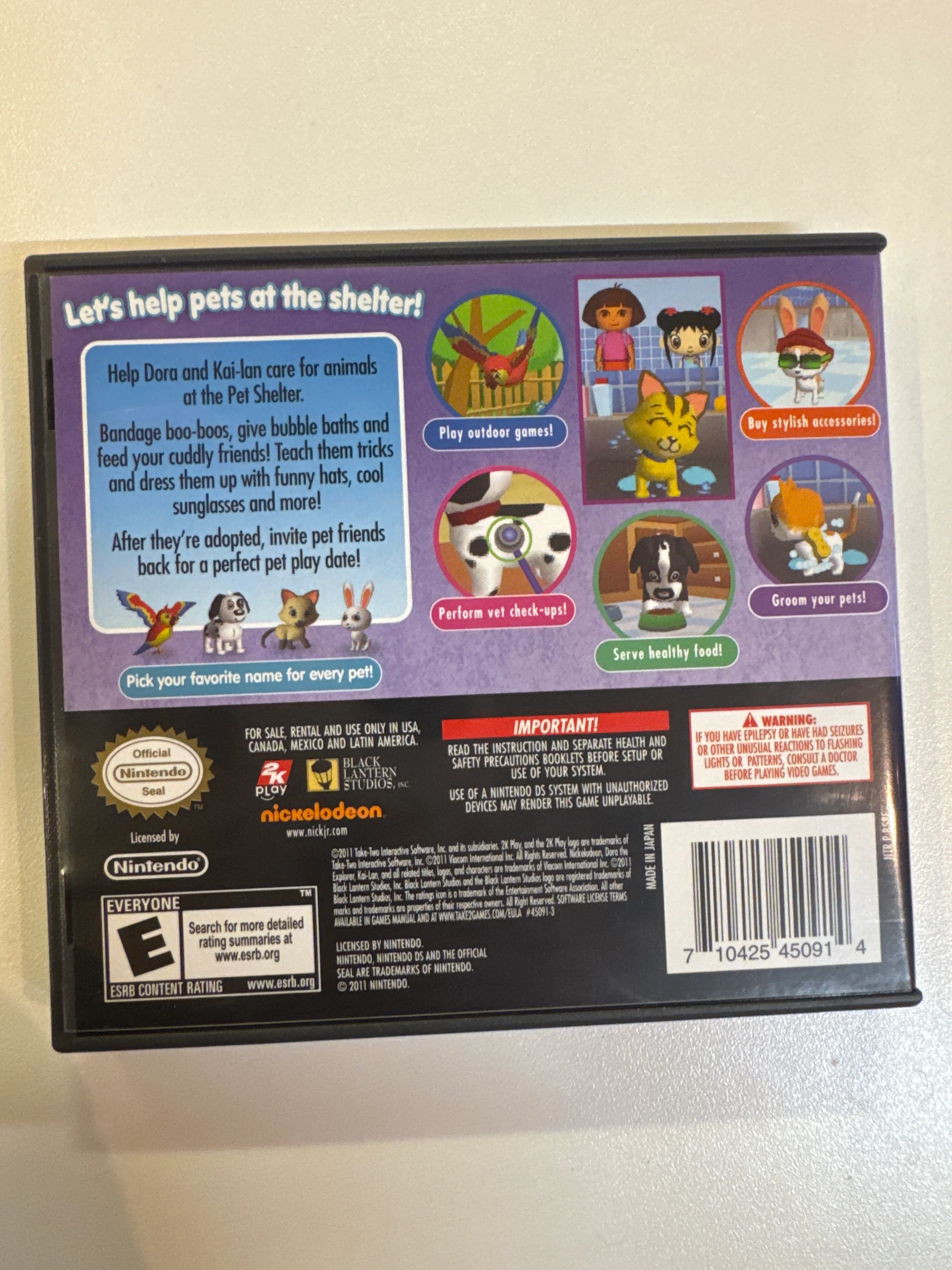 Dora & Kai-lans Pet Shelter - Nintendo DS - Image 2