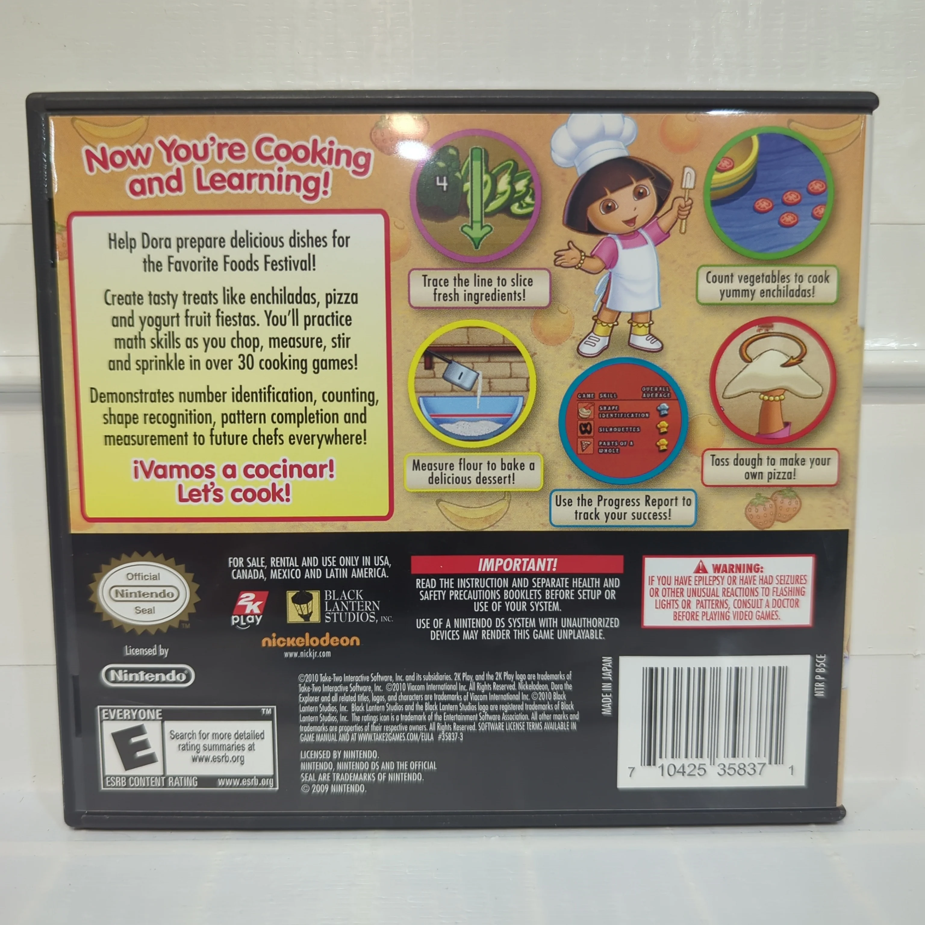 Dora's Cooking Club - Nintendo DS - Image 2
