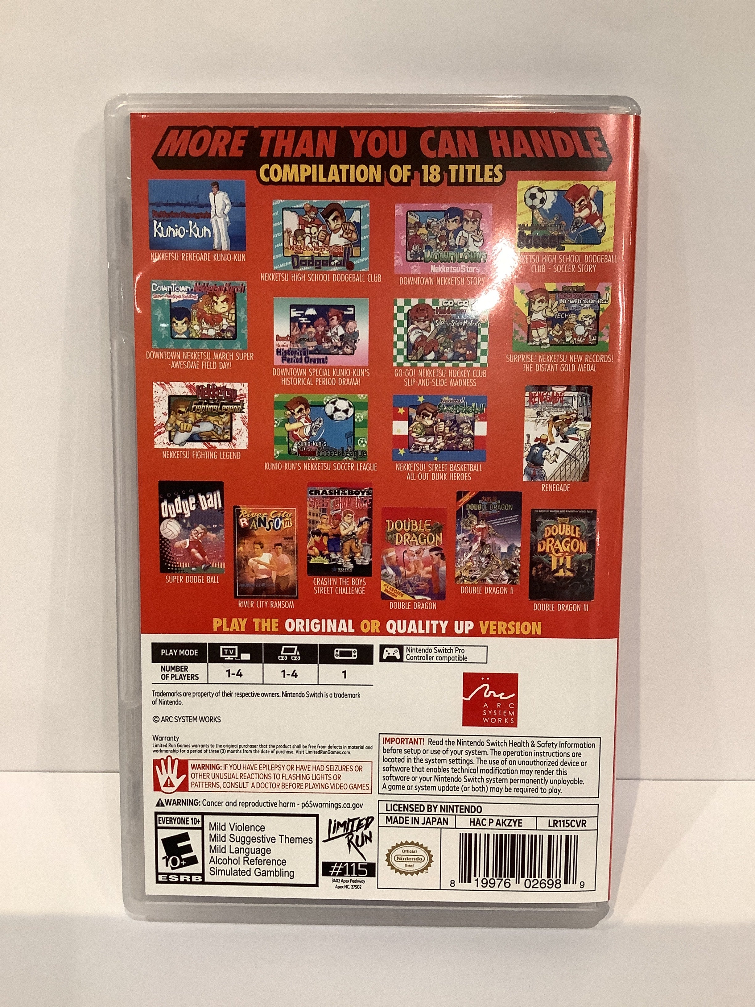 Double Dragon & Kunio-Kun Retro Brawler Bundle - Nintendo Switch - Image 2