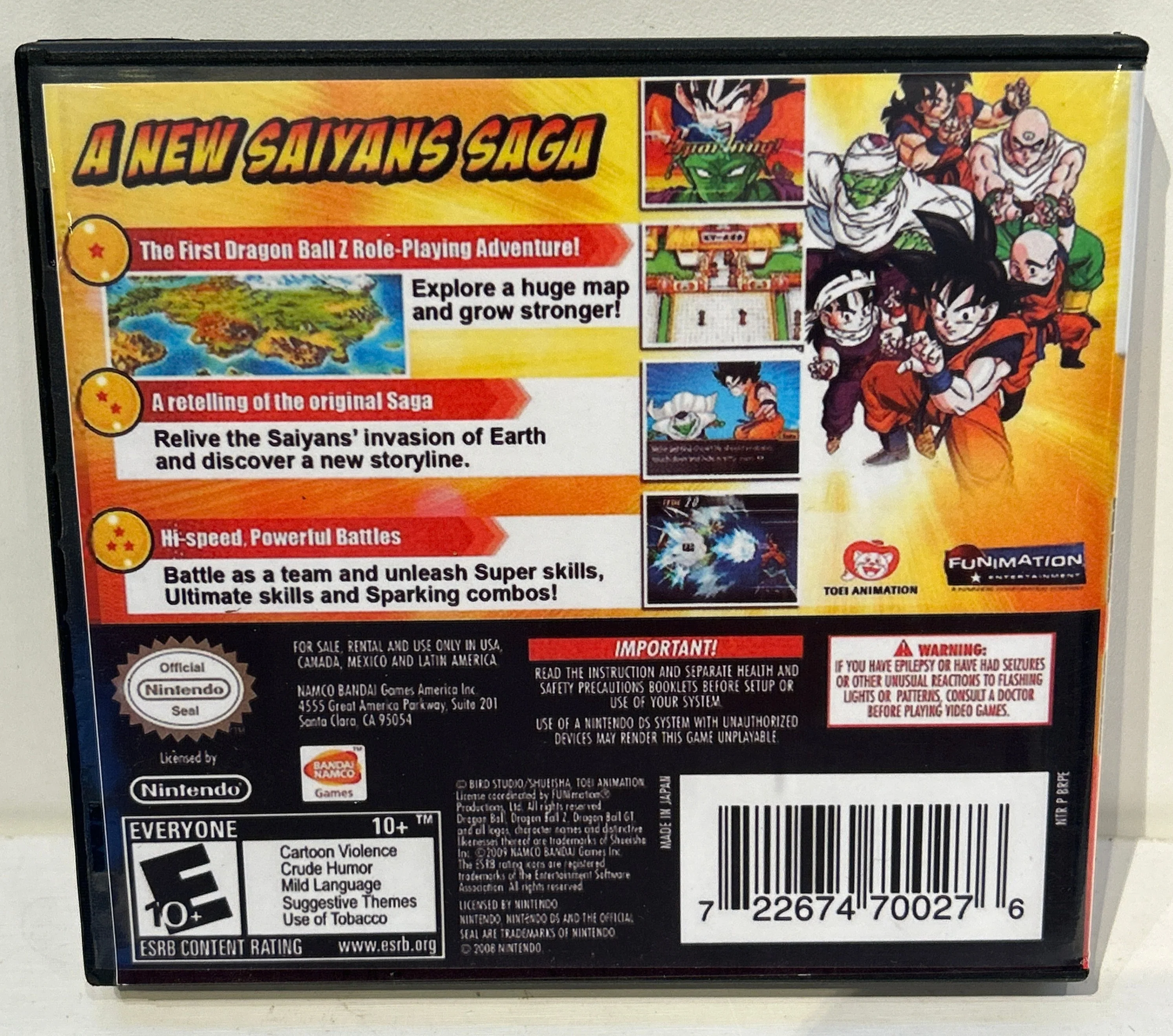 Dragon Ball Z: Attack of the Saiyans - Nintendo DS - Image 2