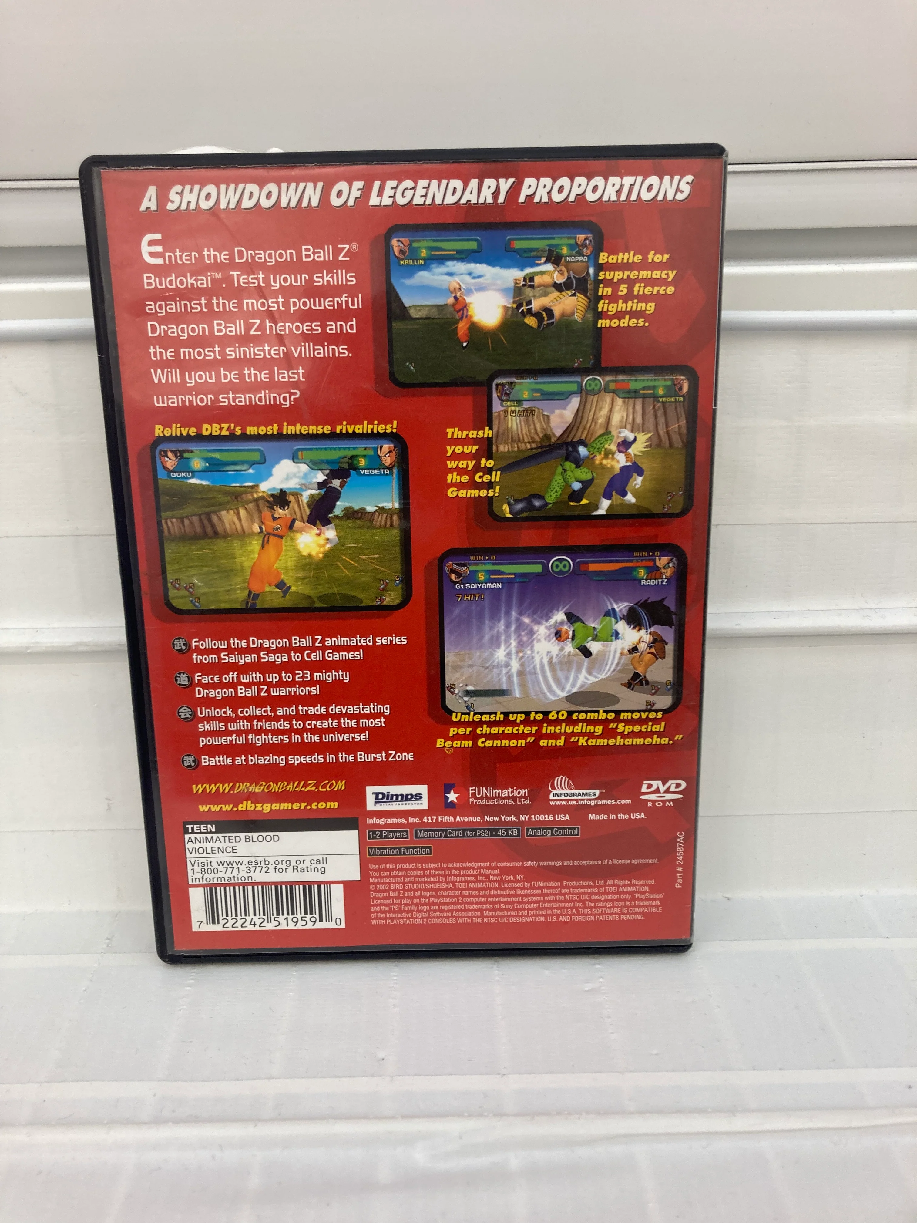Dragon Ball Z Budokai - Playstation 2 - Image 2