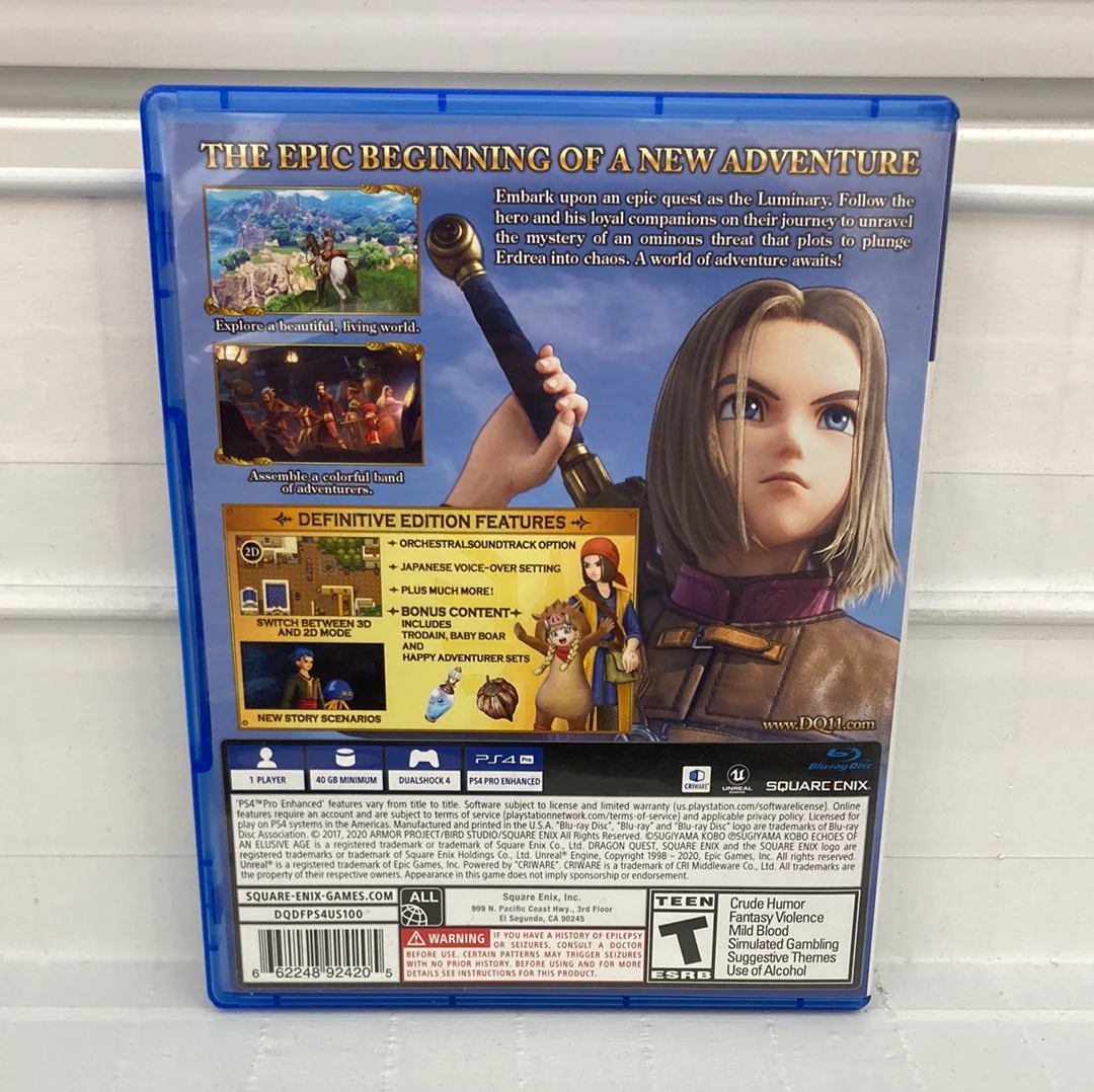 Dragon Quest XI S: Echoes of an Elusive Age Definitive Edition - Playstation 4 - Image 2