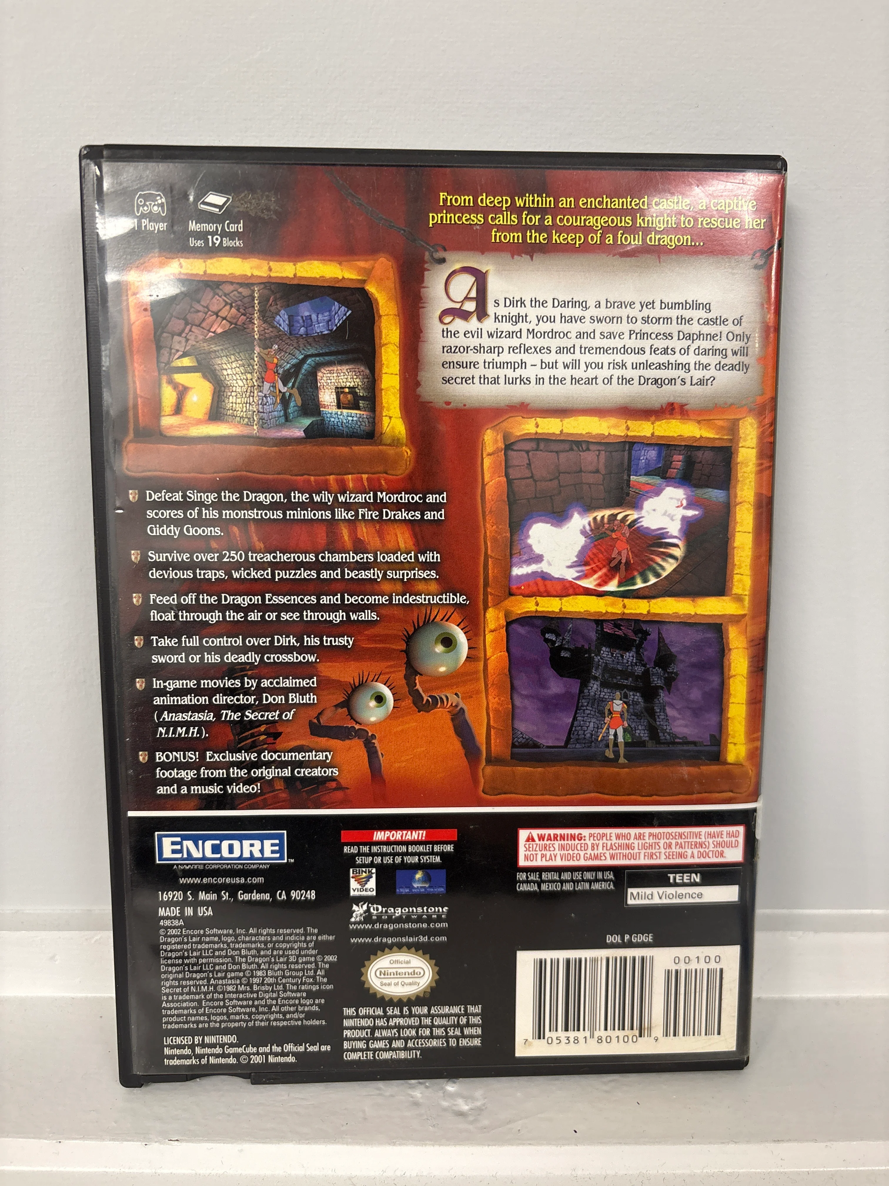 Dragon's Lair 3D - Gamecube - Image 2