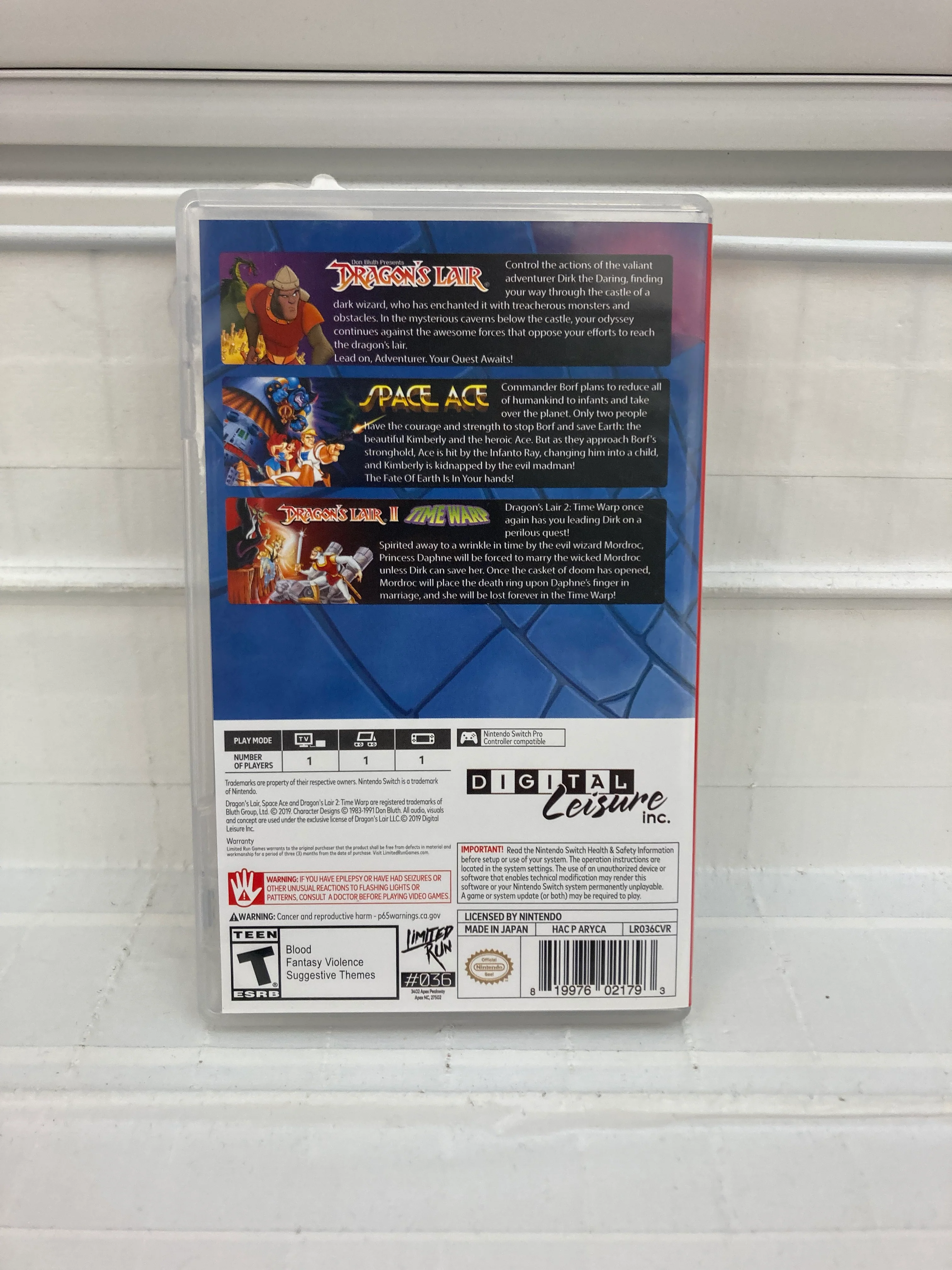 Dragon's Lair Trilogy - Nintendo Switch - Image 2