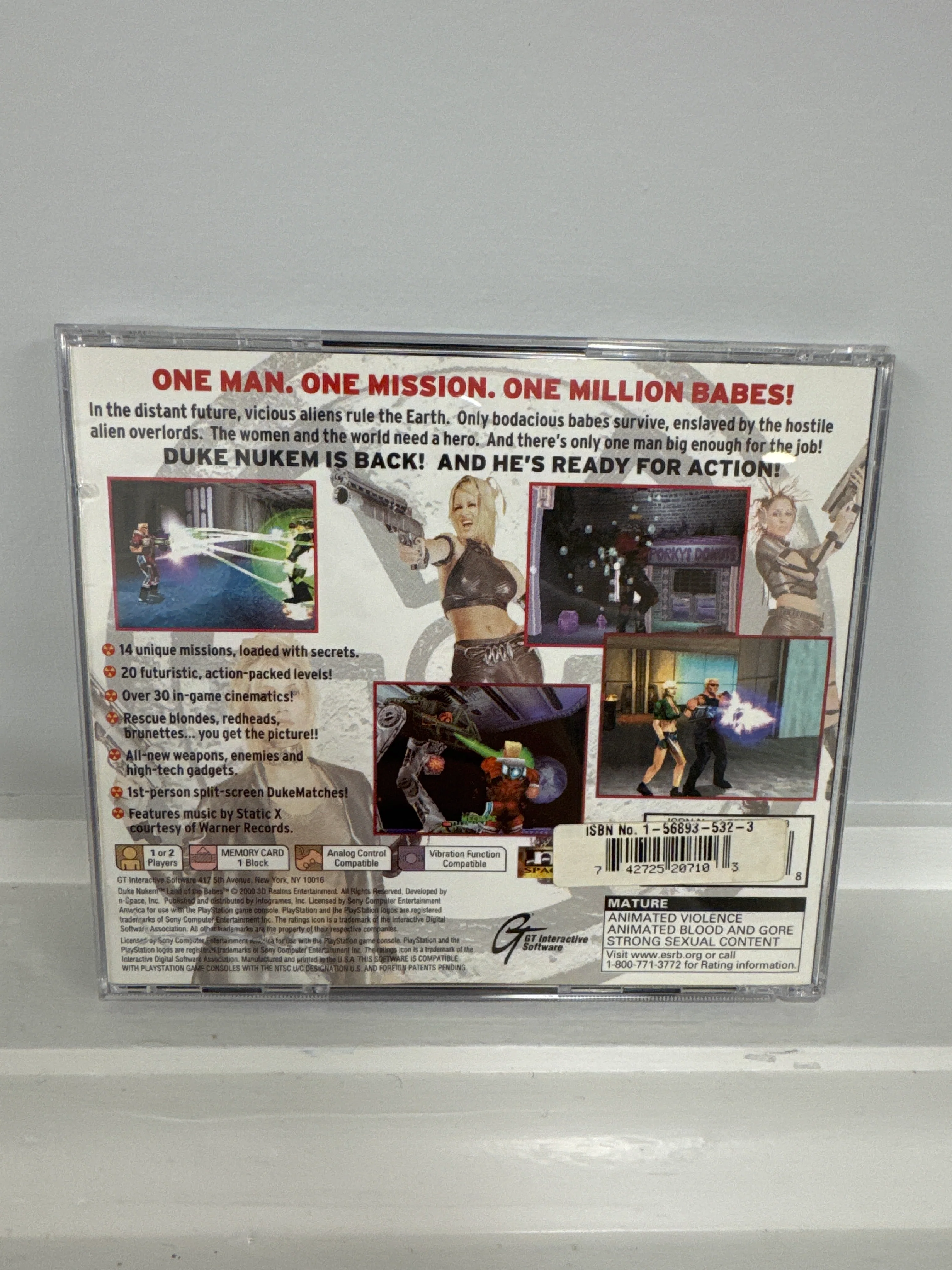 Duke Nukem Land of the Babes - Playstation - Image 2