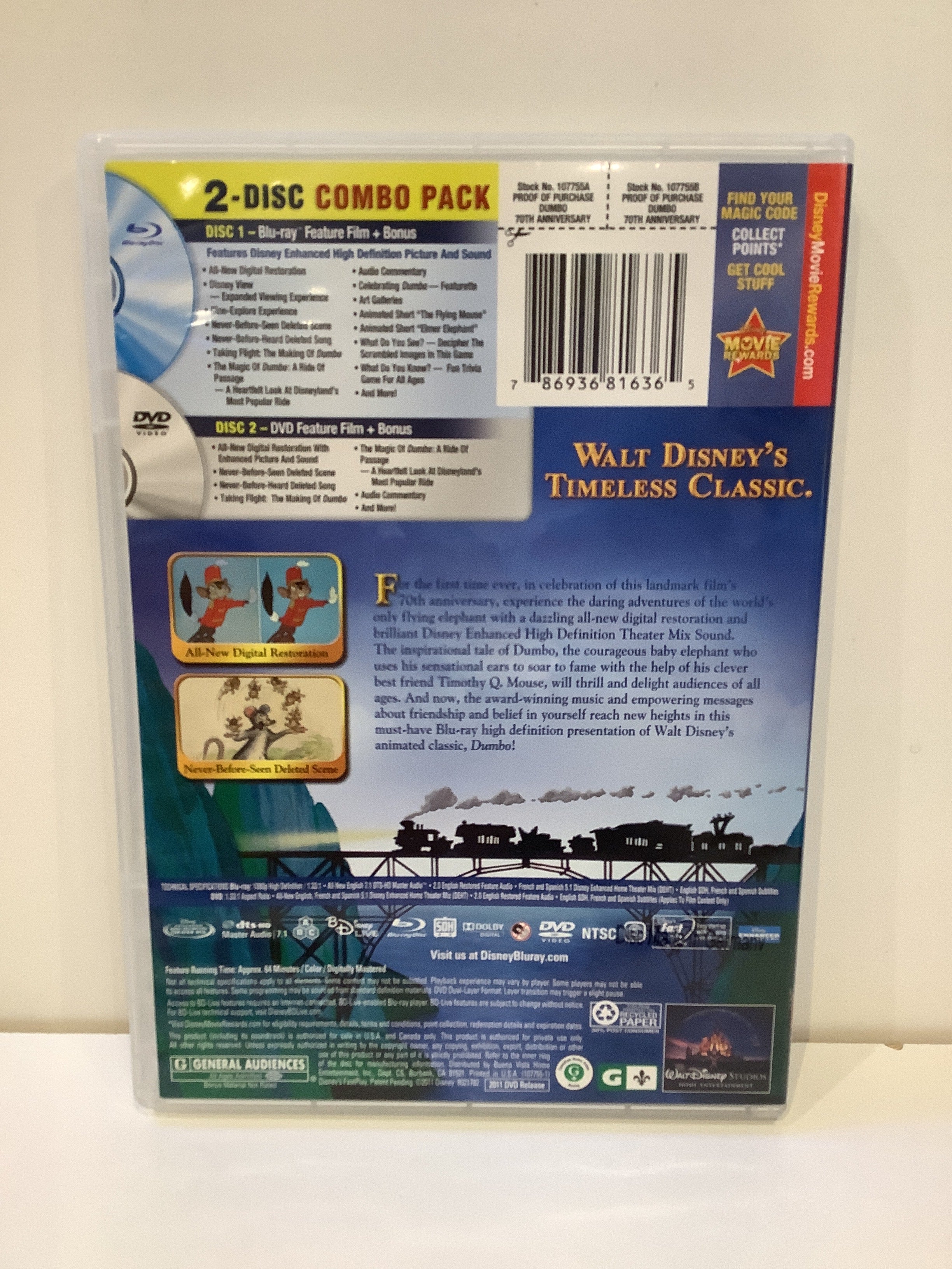 Dumbo 70th Anniversary - Blu-Ray - Image 2
