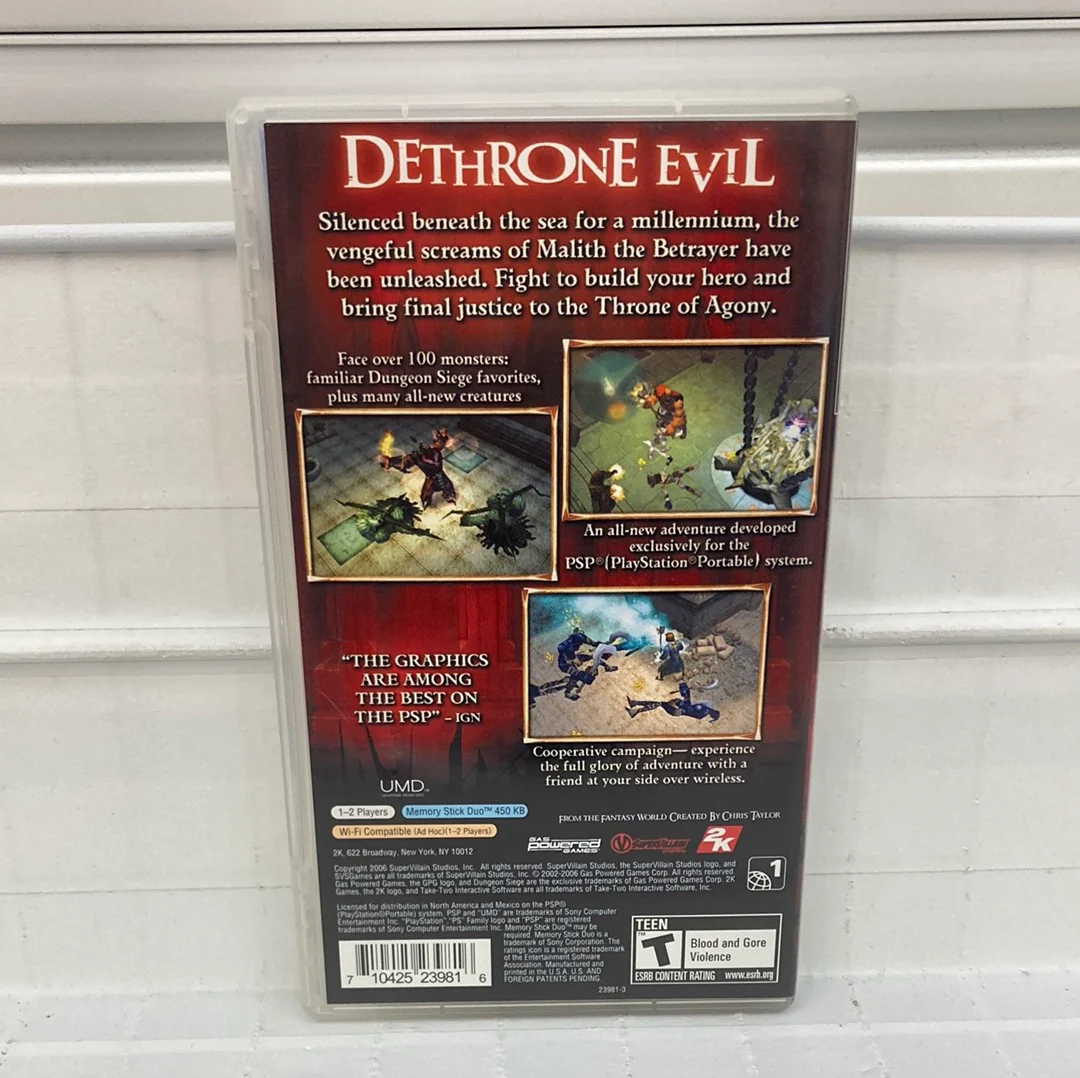 Dungeon Siege Throne of Agony - PSP - Image 2