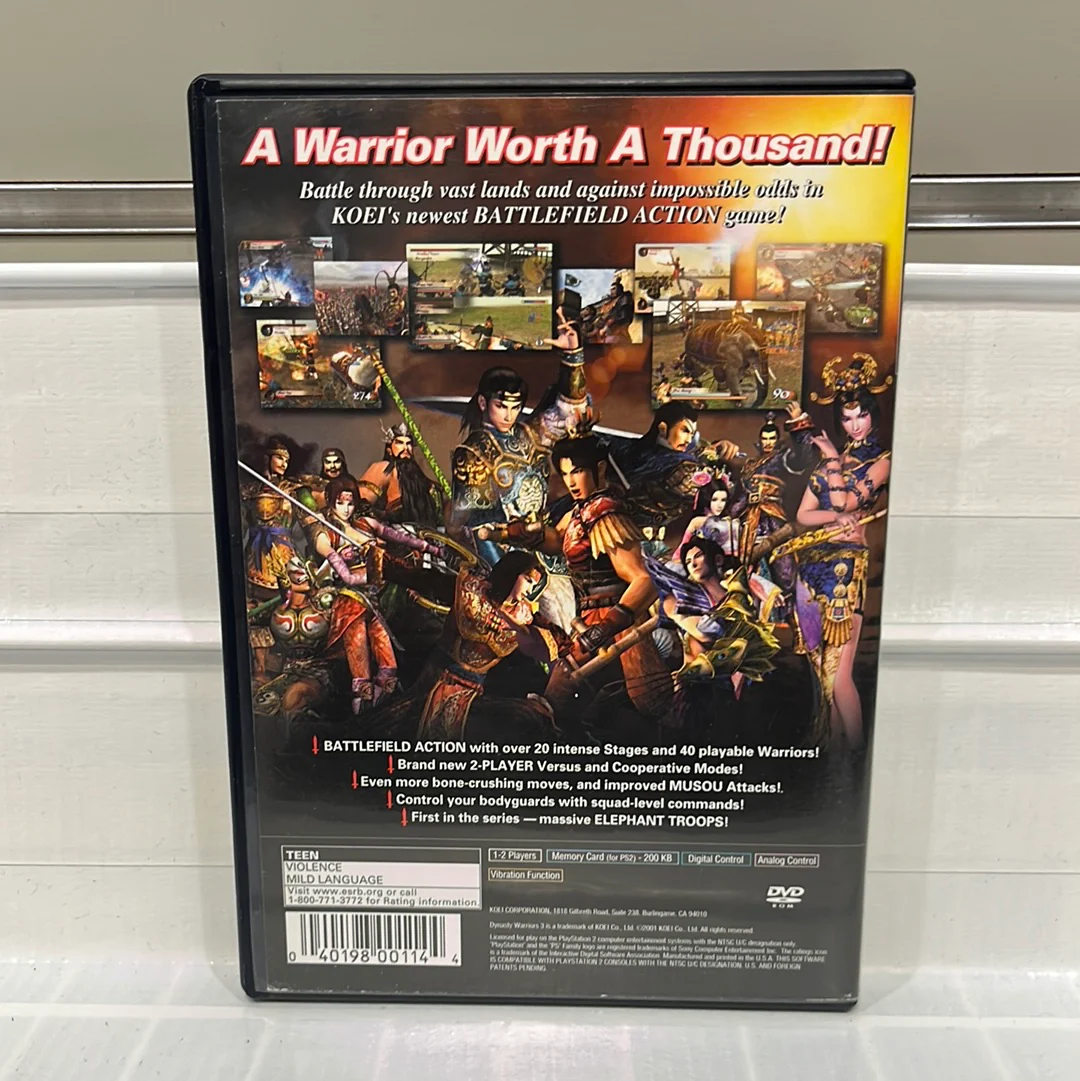 Dynasty Warriors 3 - Playstation 2 - Image 2