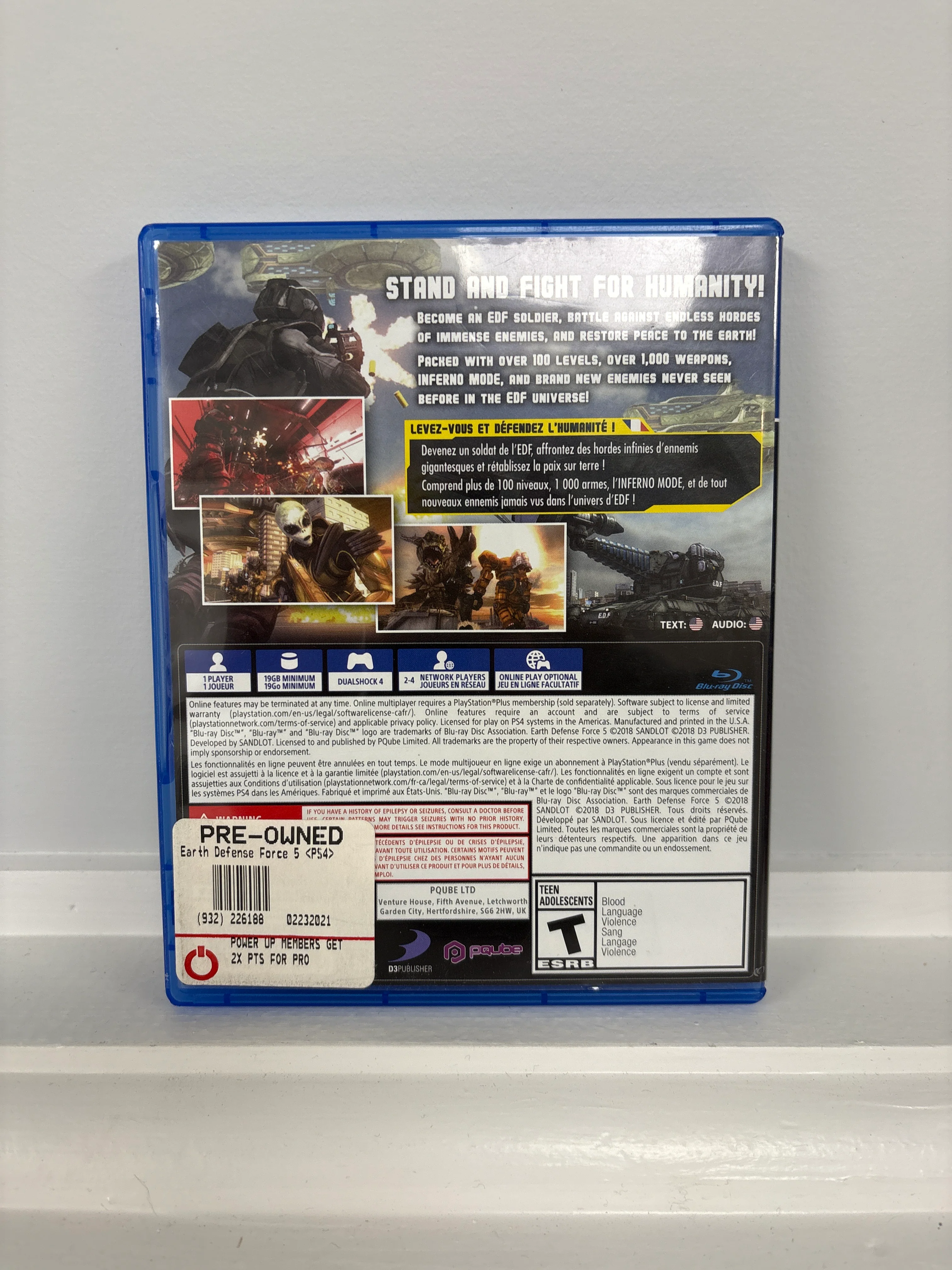 Earth Defense Force 5 - Playstation 4 - Image 2