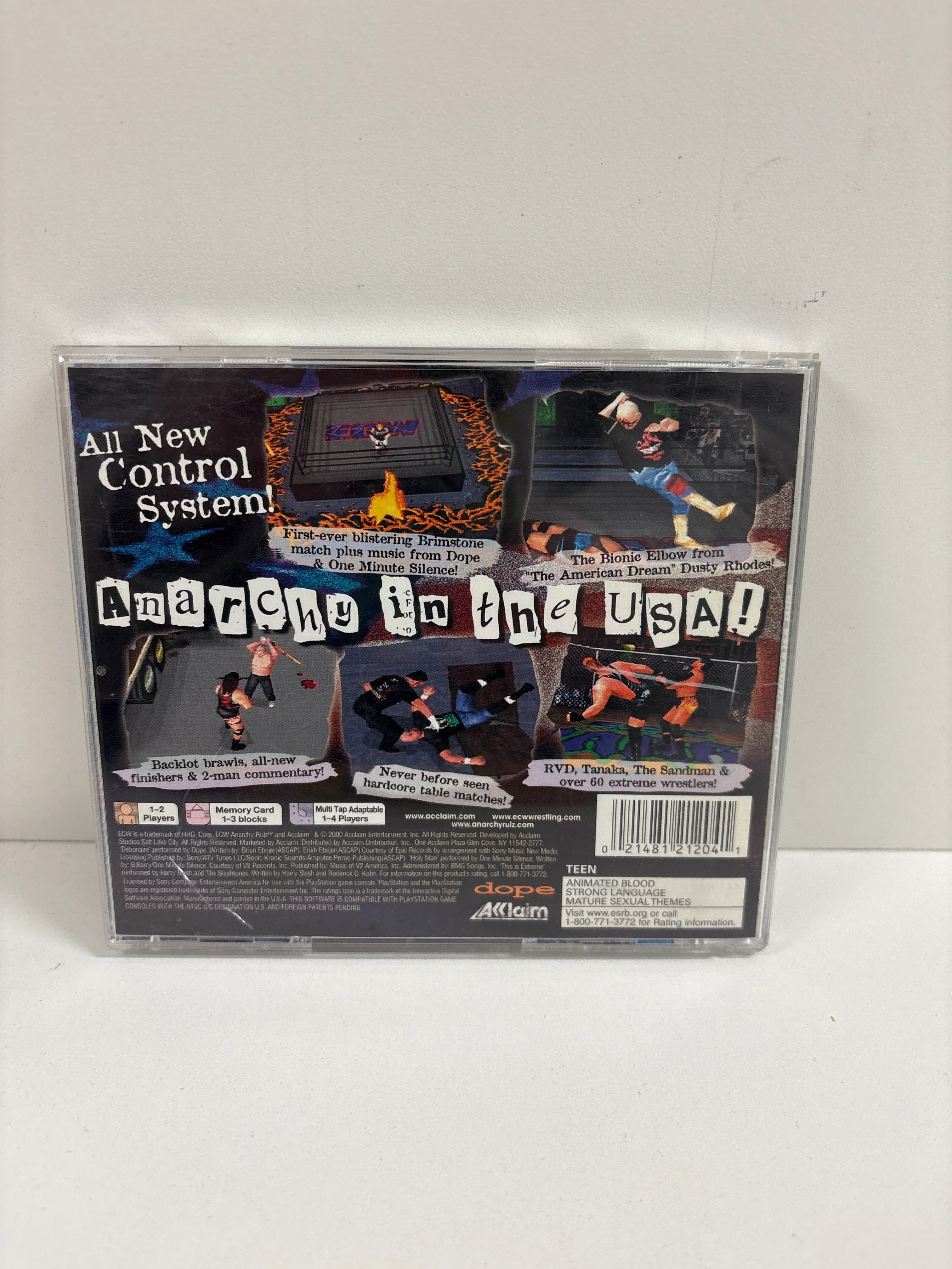 ECW Anarchy Rulz - Playstation - Image 2
