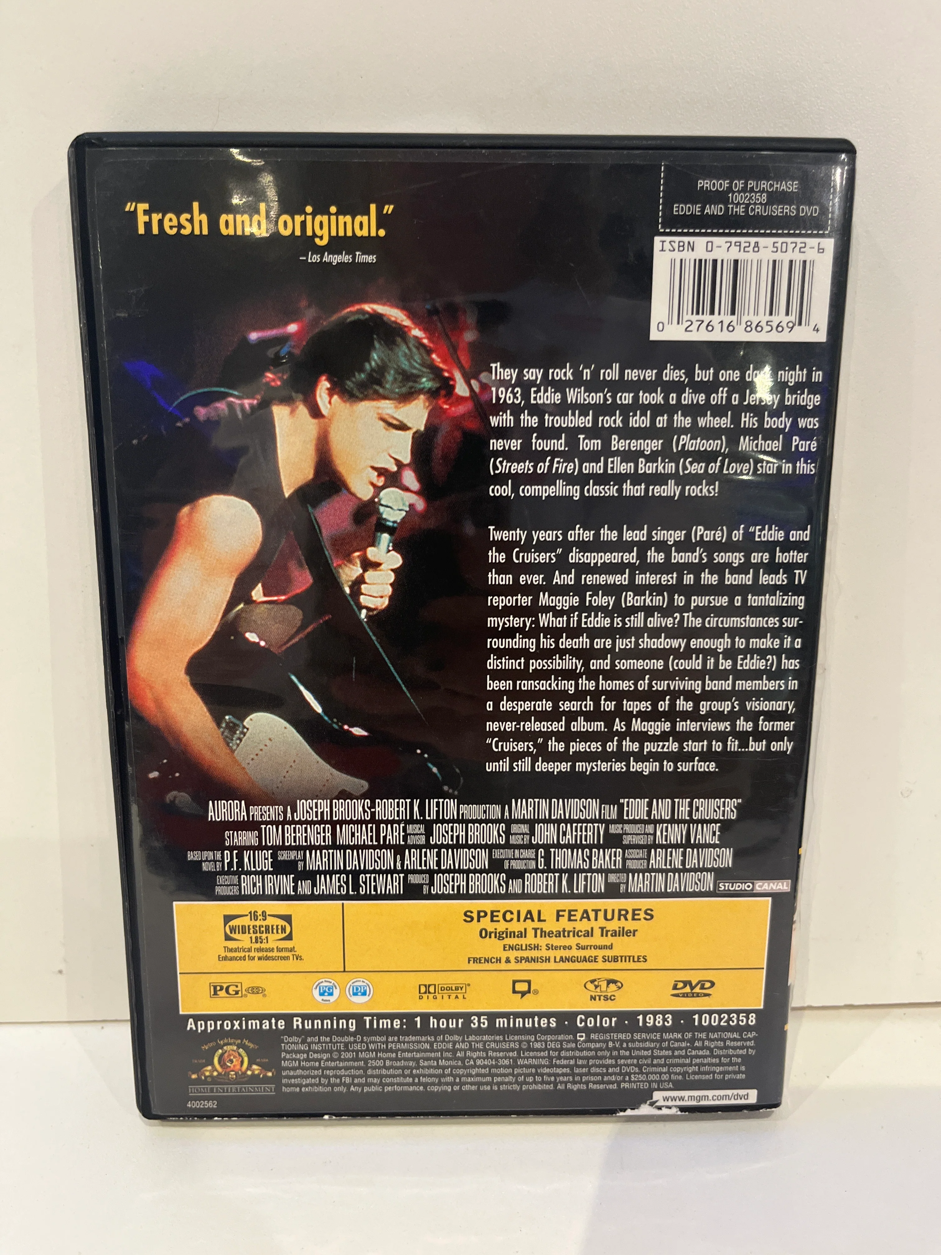 Eddie and the Cruisers - DVD - Image 2