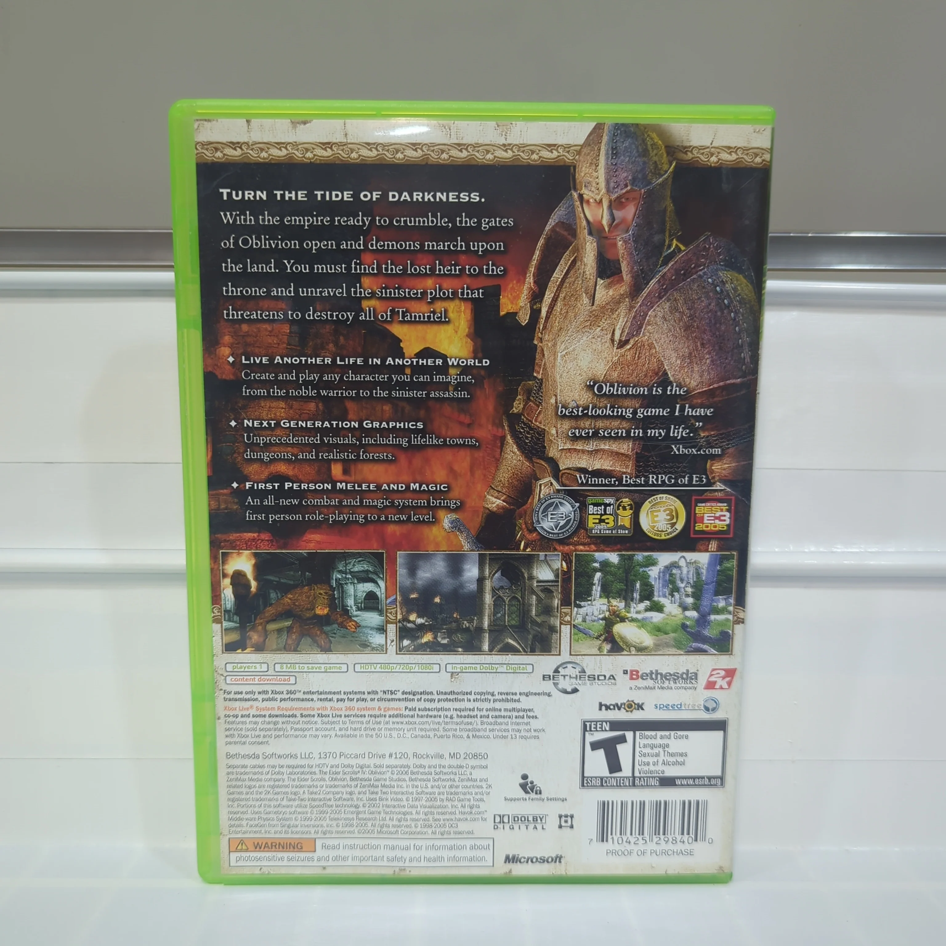 Elder Scrolls IV Oblivion - Xbox 360 - Image 2