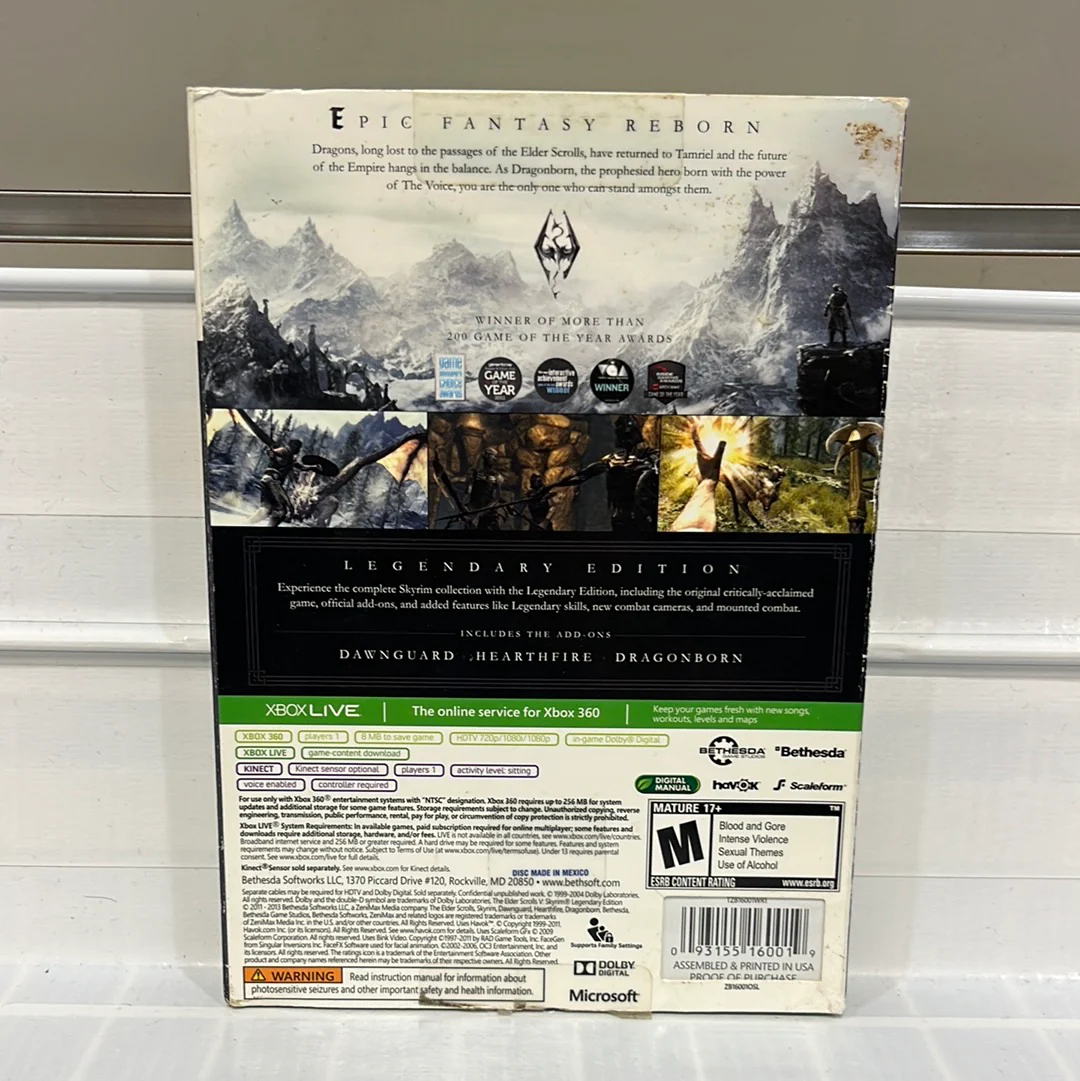 Elder Scrolls V: Skyrim [Legendary Edition] - Xbox 360 - Image 2