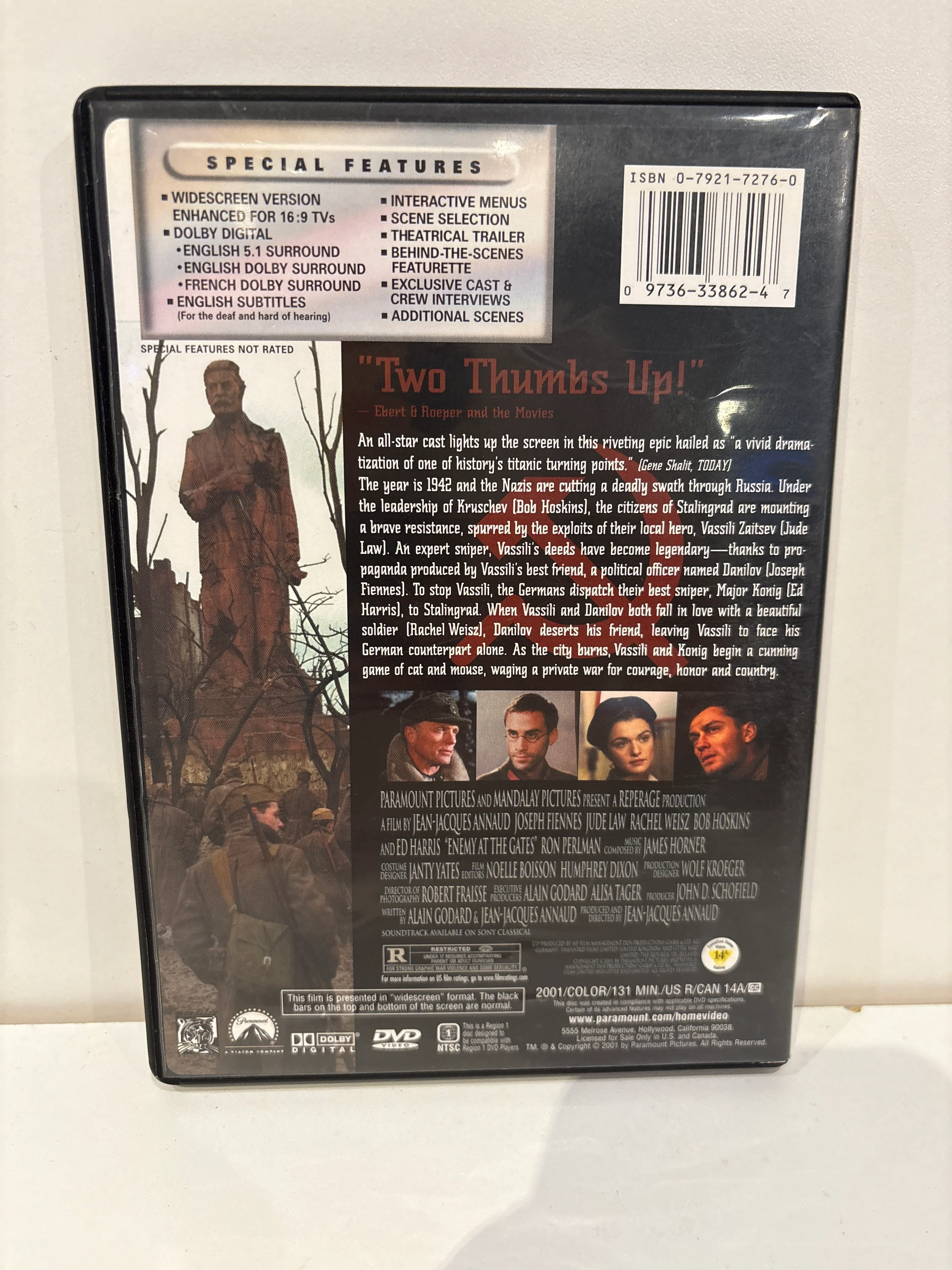 Enemy at the Gates - DVD - Image 2