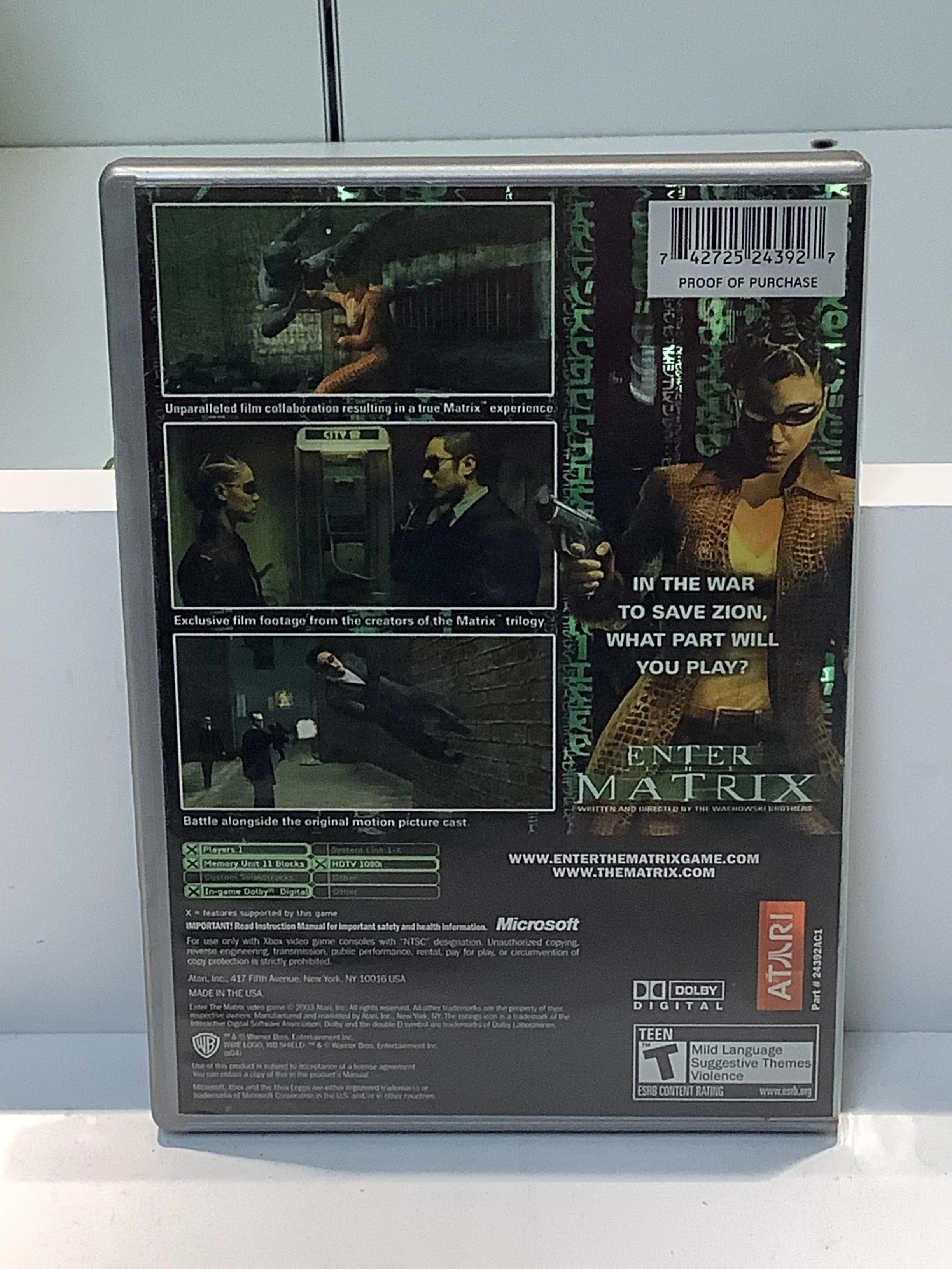 Enter the Matrix [Platinum Hits] - Xbox - Image 2