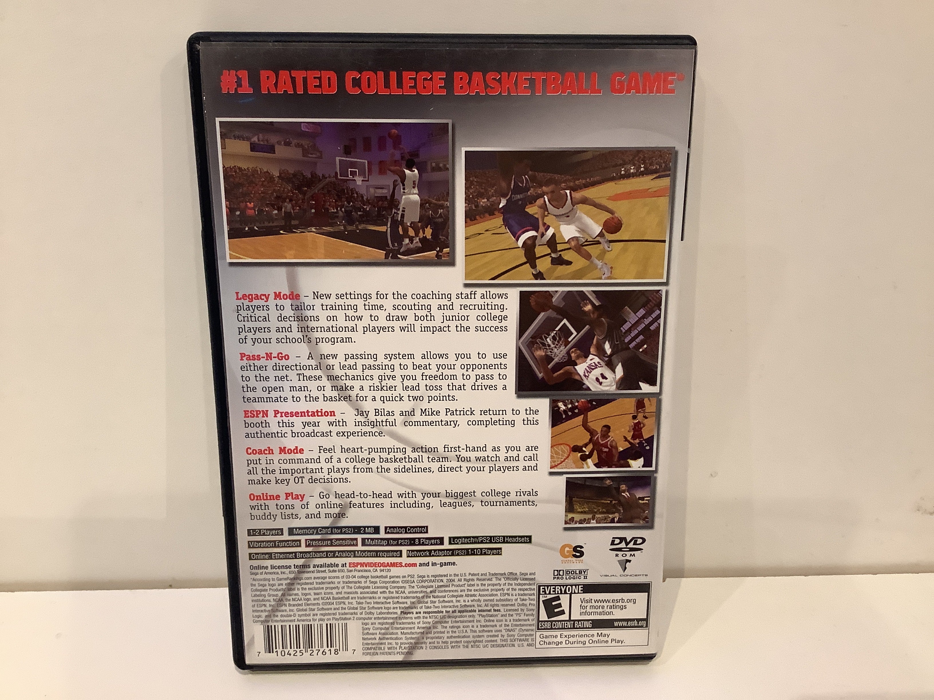 ESPN College Hoops 2K5 - Playstation 2 - Image 2