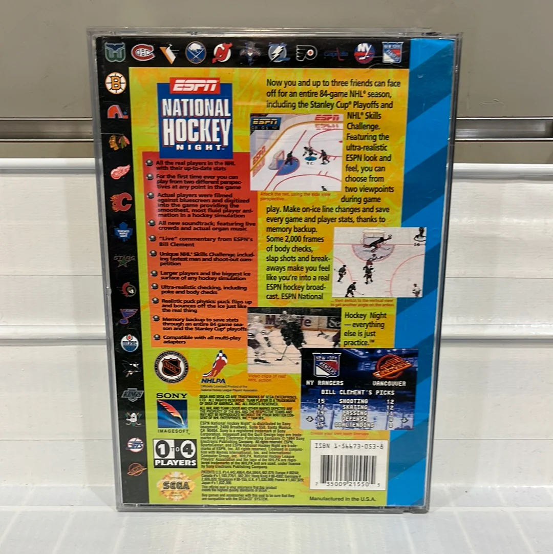 ESPN National Hockey Night - Sega CD - Image 2