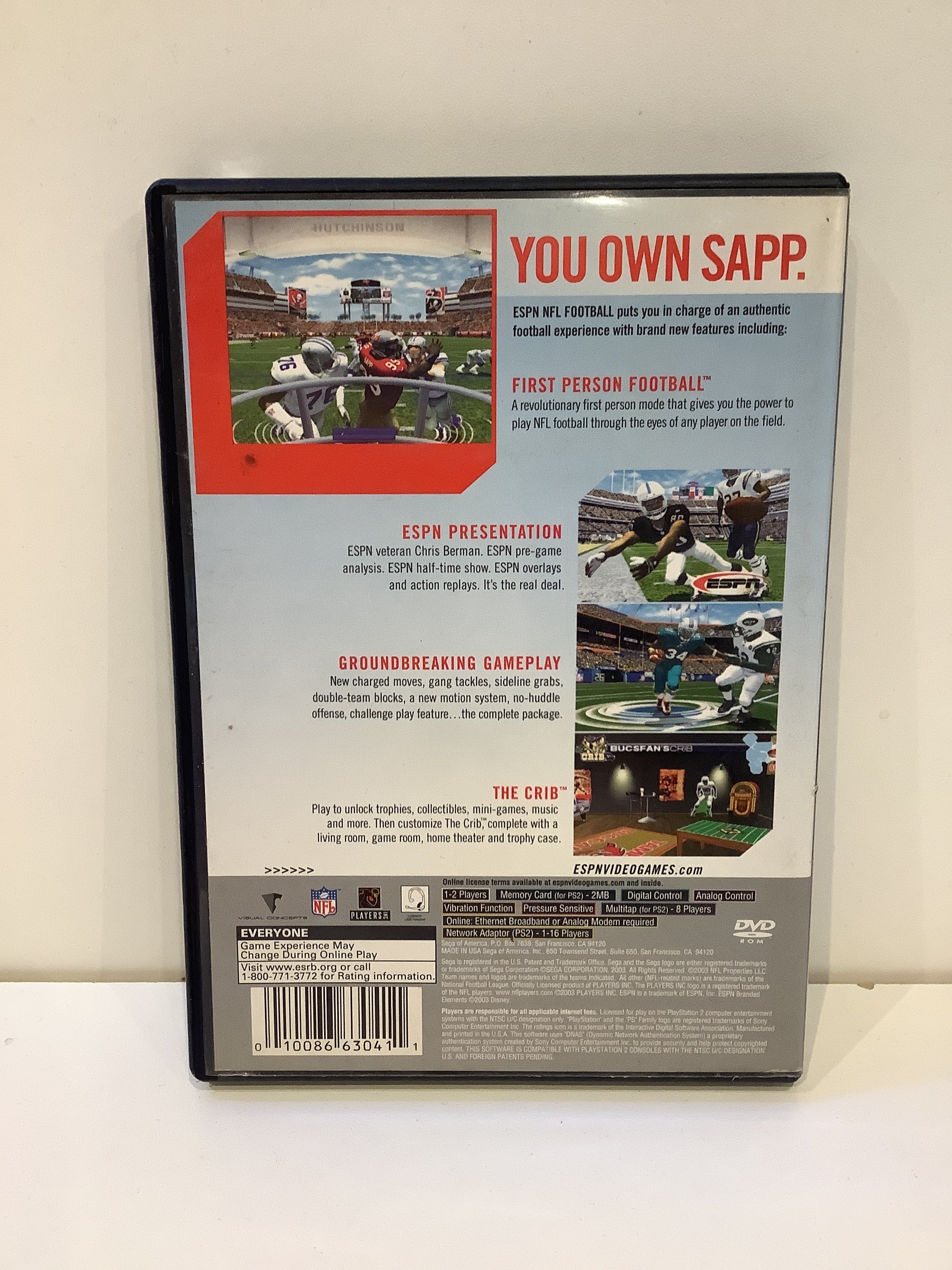 ESPN NFL Football 2K4 - Playstation 2 - Image 2