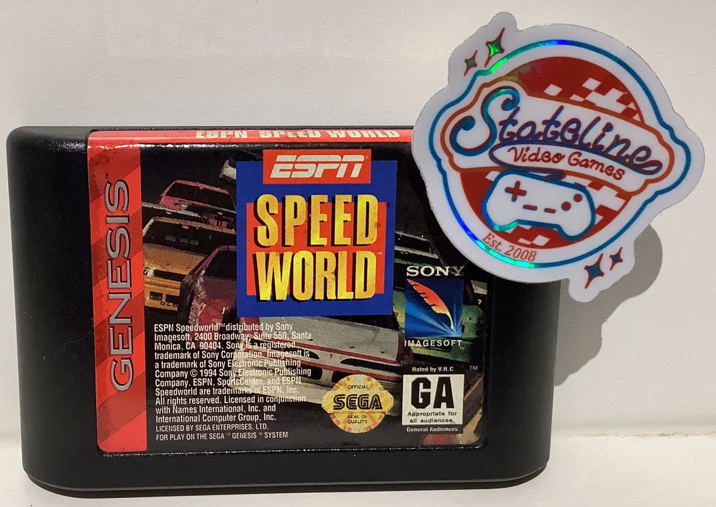 ESPN Speed World - Sega Genesis - Image 3