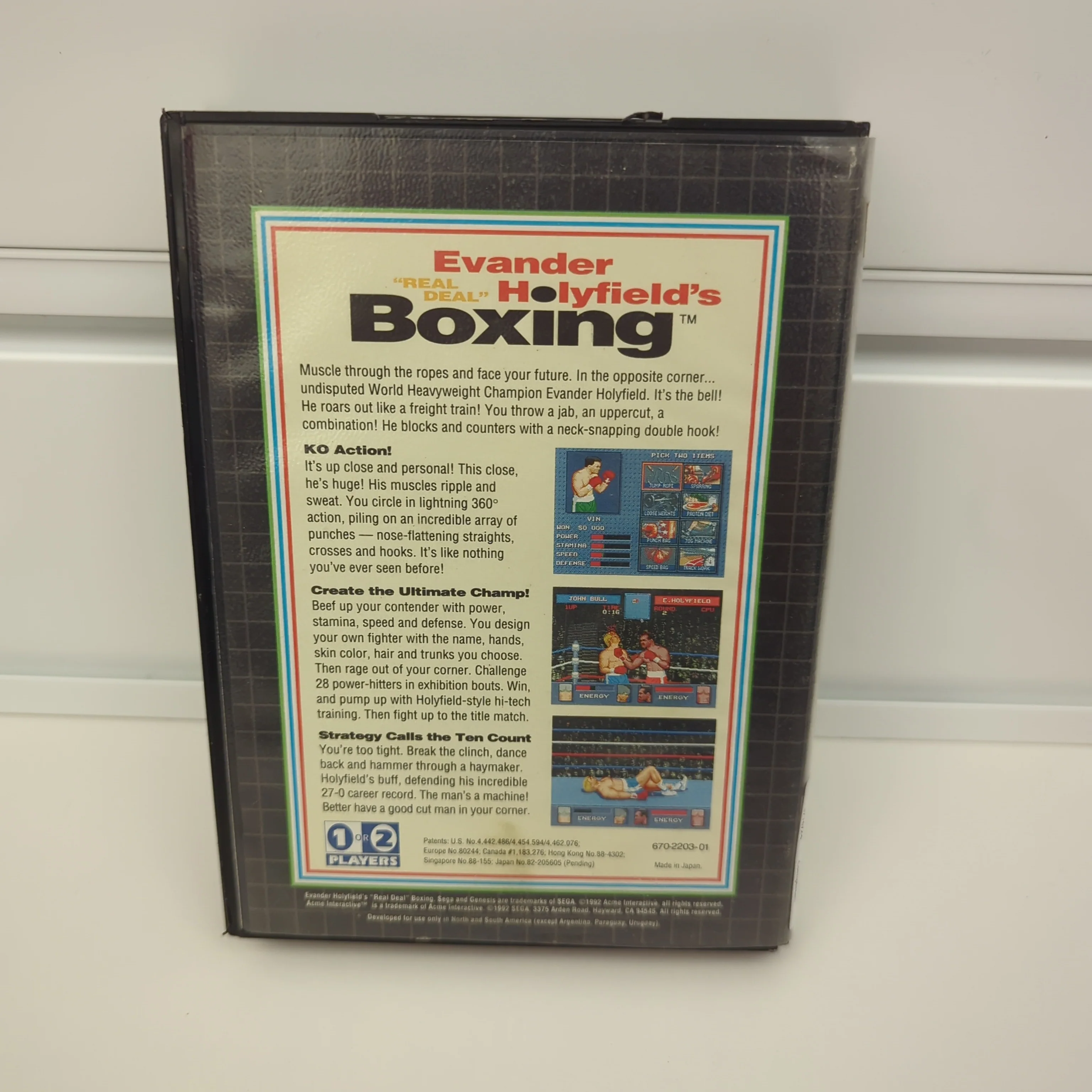 Evander Holyfield's Real Deal Boxing - Sega Genesis - Image 2