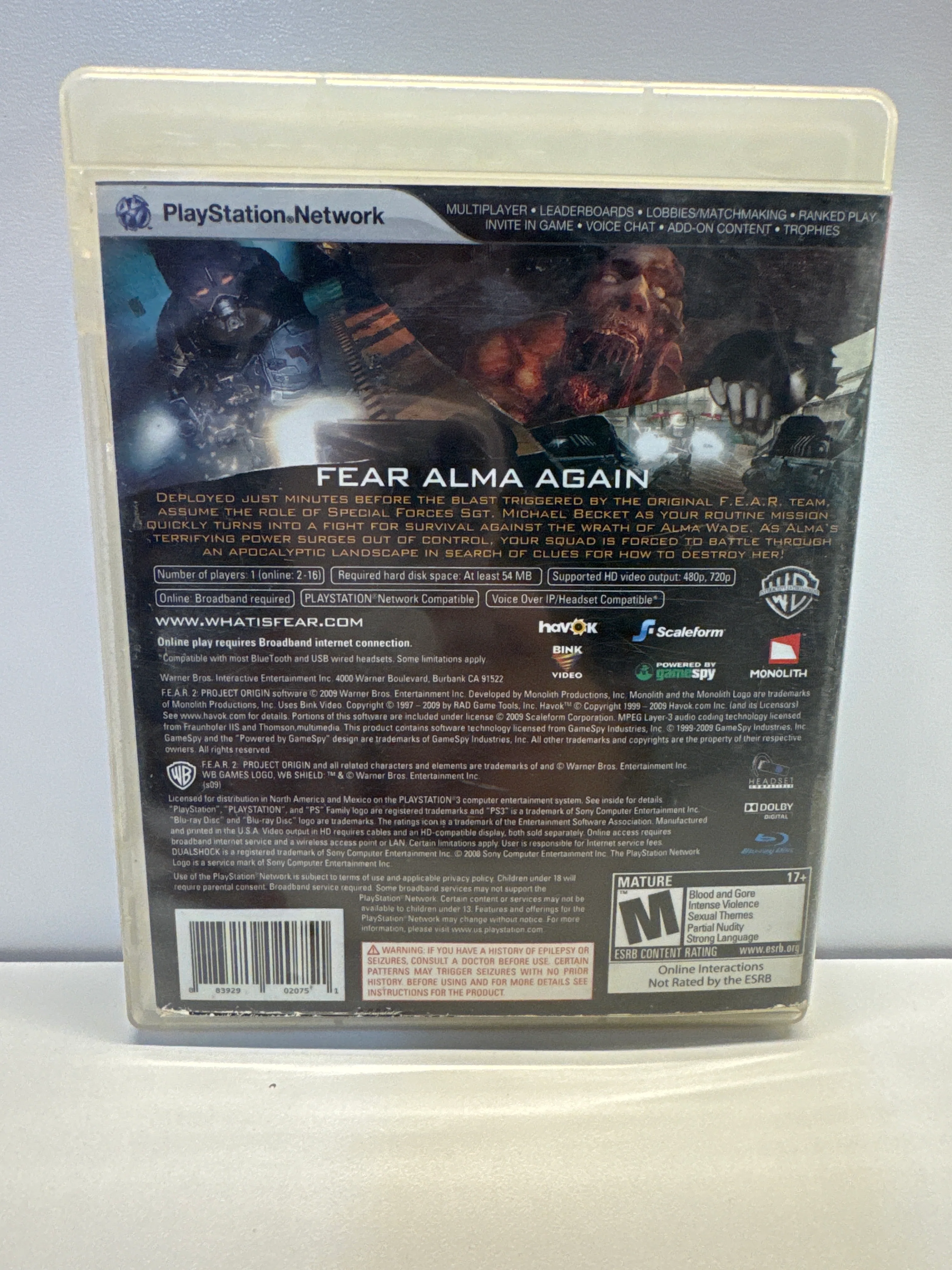 F.E.A.R. 2 Project Origin - Playstation 3 - Image 2