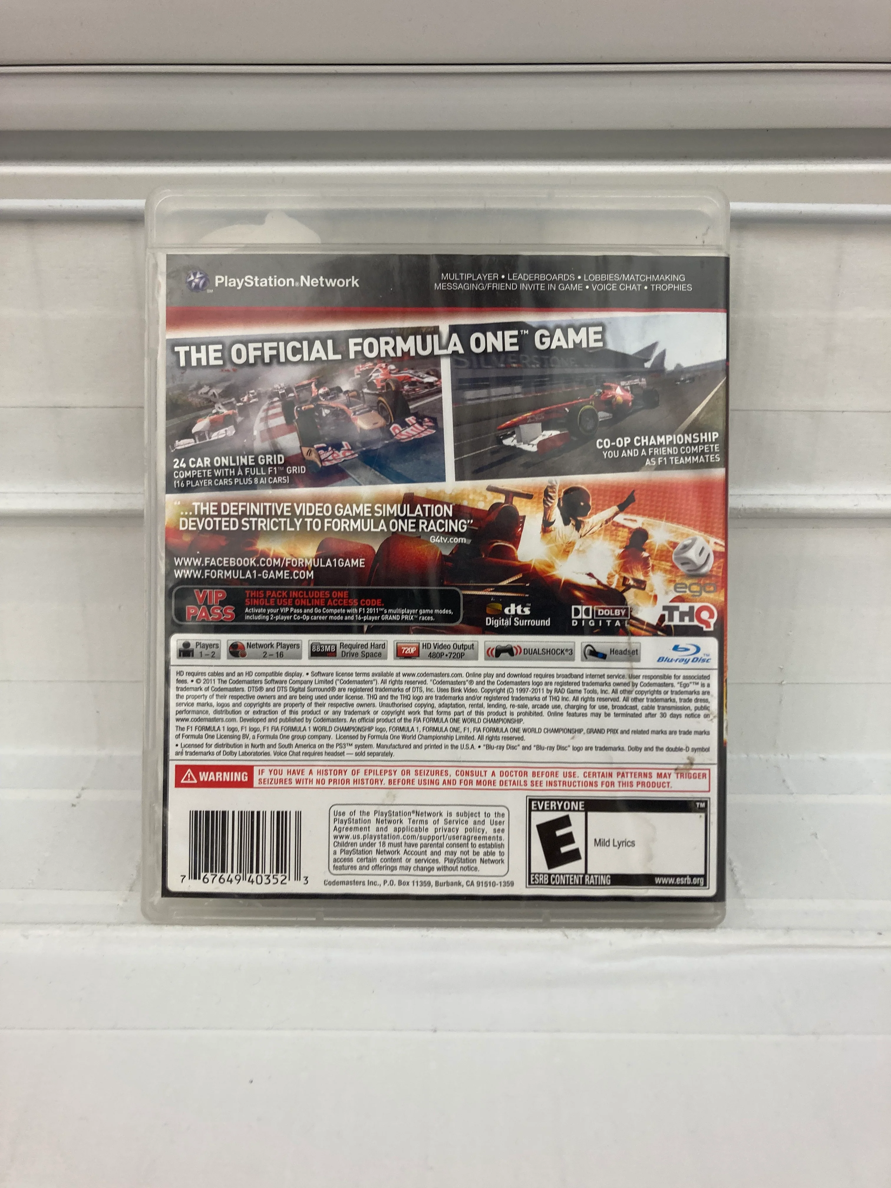 F1 2011 - Playstation 3 - Image 2