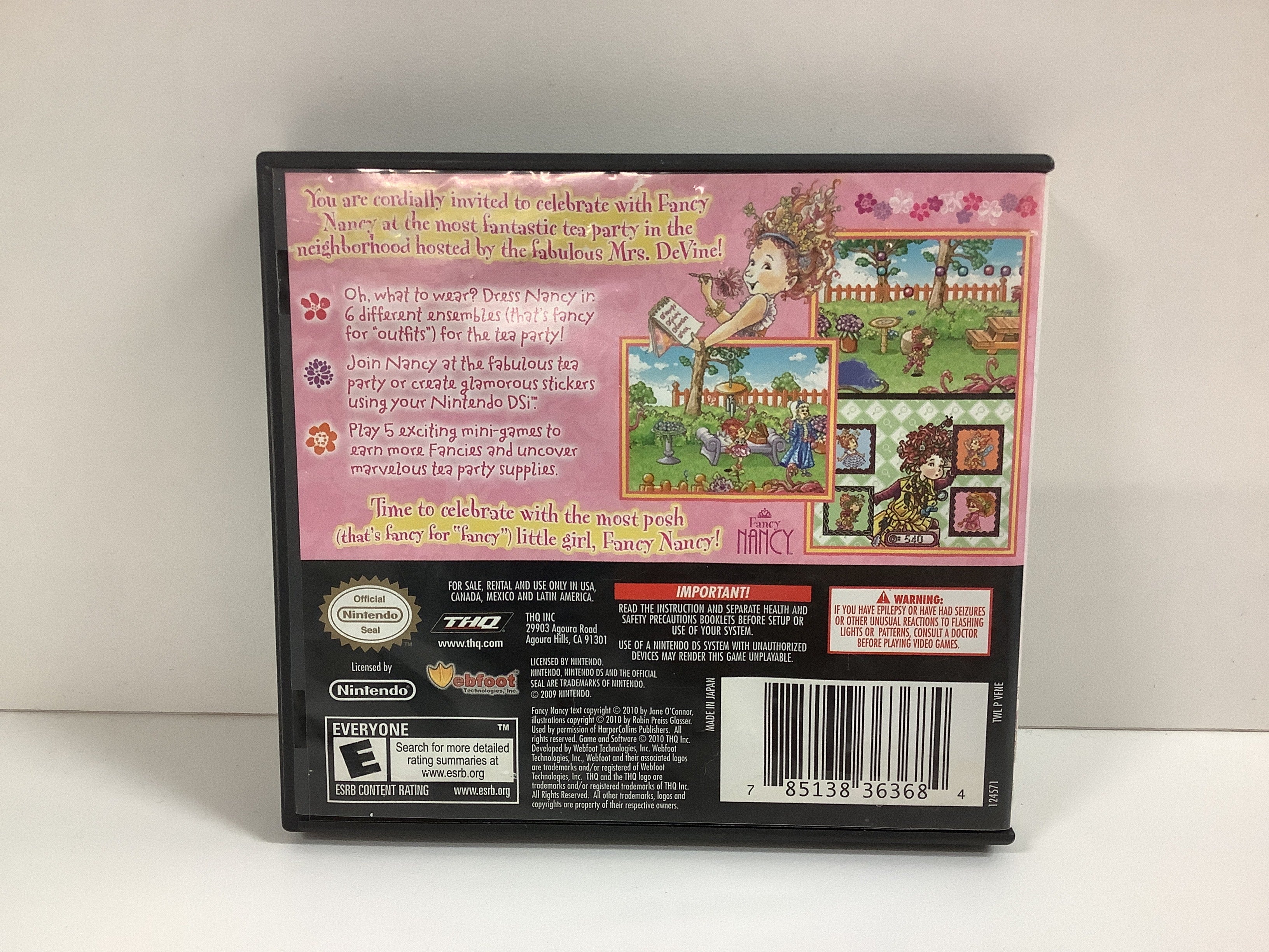 Fancy Nancy: Tea Party Time - Nintendo DS - Image 2