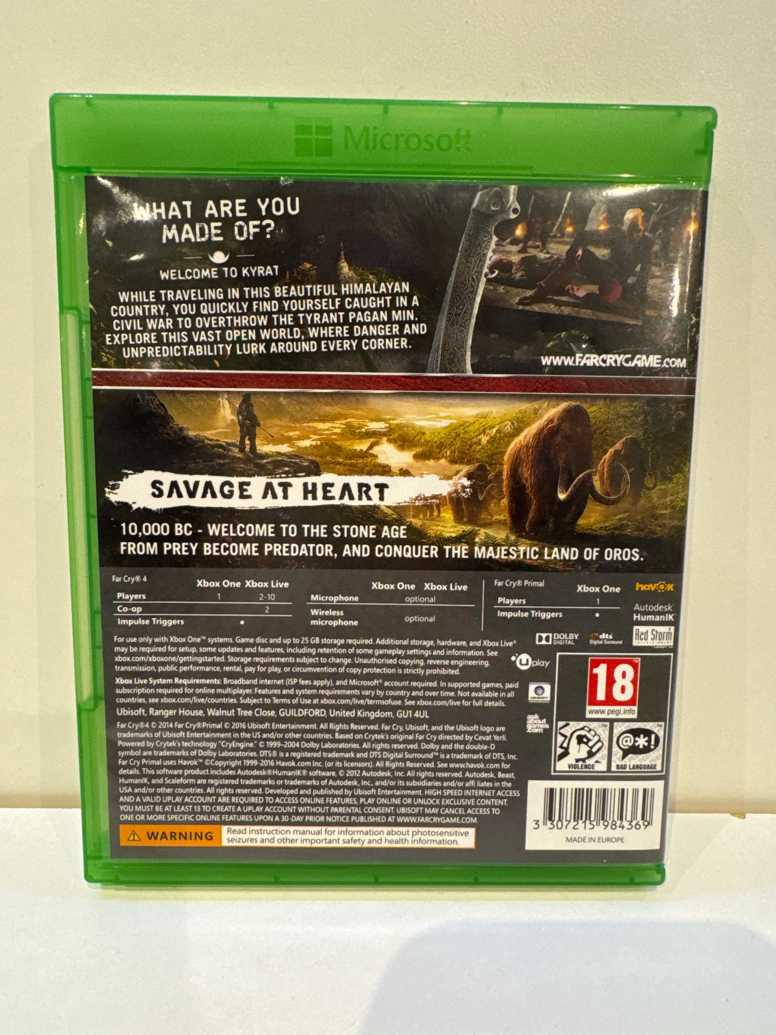 Far Cry 4 + Far Cry Primal Double Pack PAL - Xbox One - Image 2