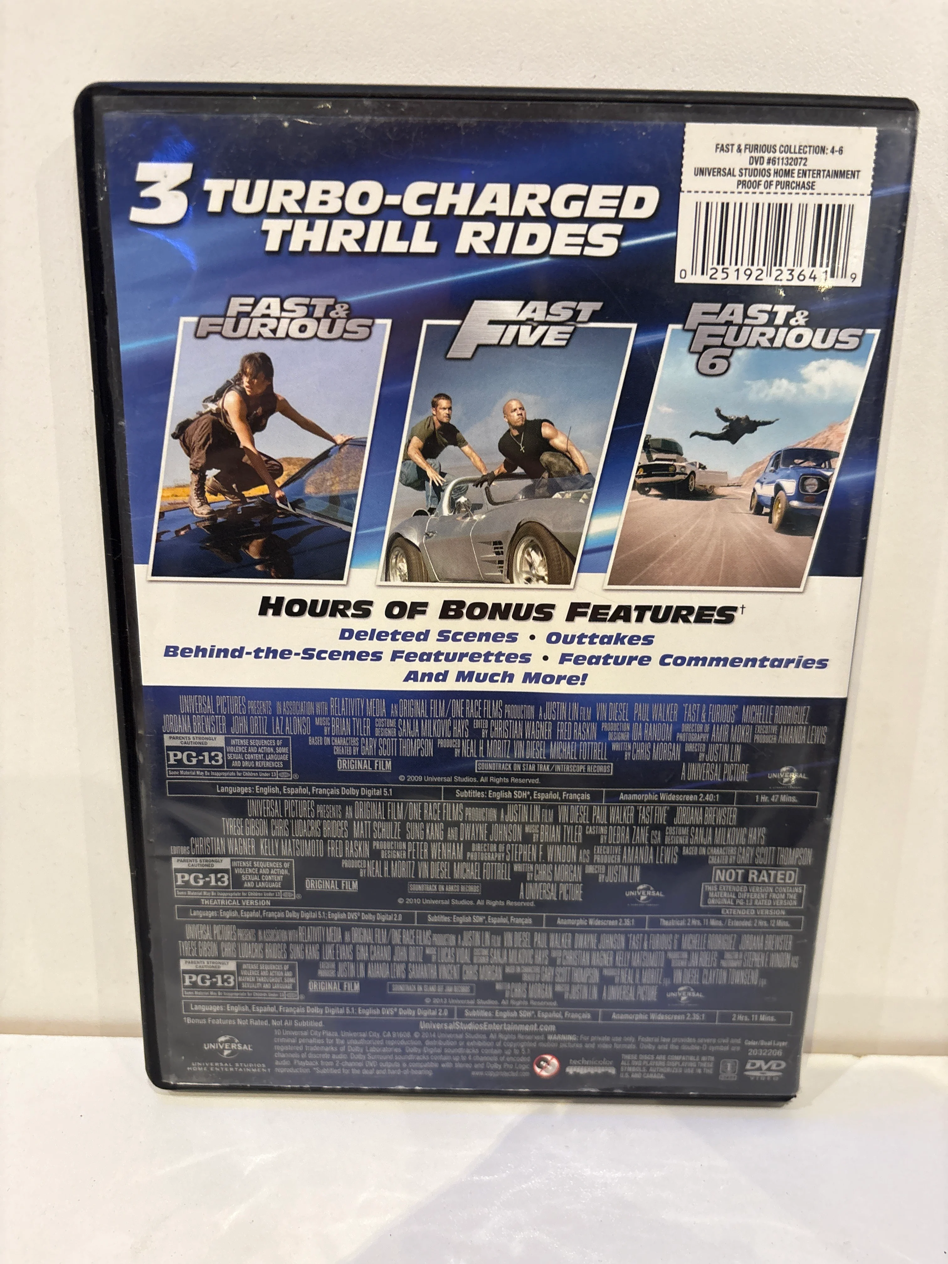 Fast & Furious Collection 4-6 - DVD - Image 2