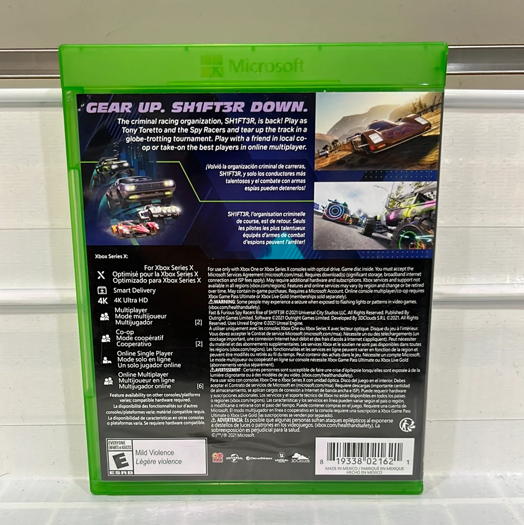 Fast & Furious: Spy Racers - Rise of Sh1ft3r - Xbox One - Image 2