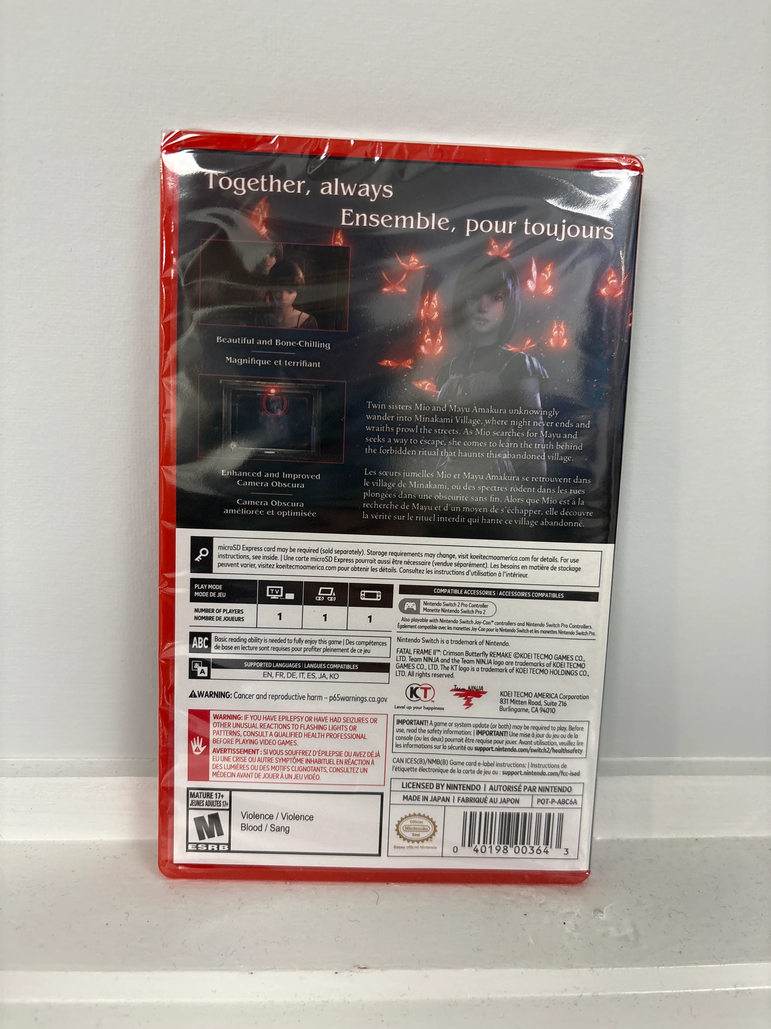 Fatal Frame II: Crimson Butterfly REMAKE - Nintendo Switch 2 - Image 2