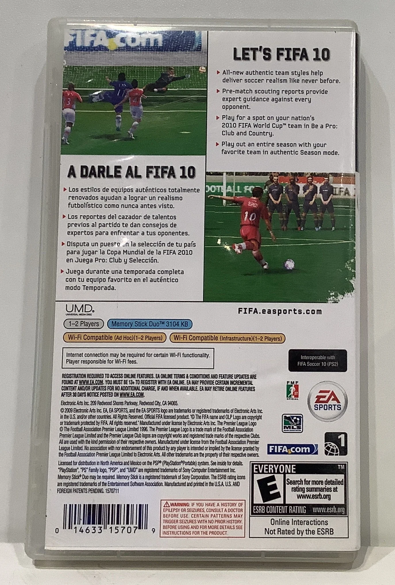 FIFA Soccer 10 - PSP - Image 2