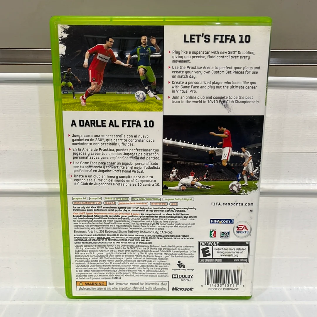 FIFA Soccer 10 - Xbox 360 - Image 2