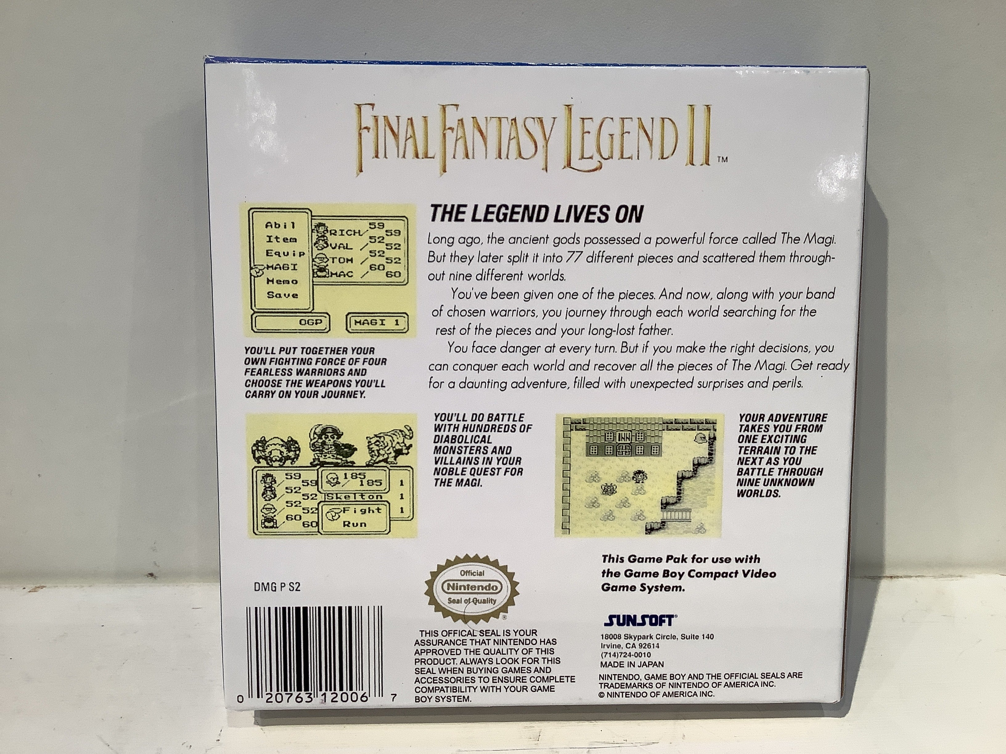 Final Fantasy Legend 2 - GameBoy - Image 2