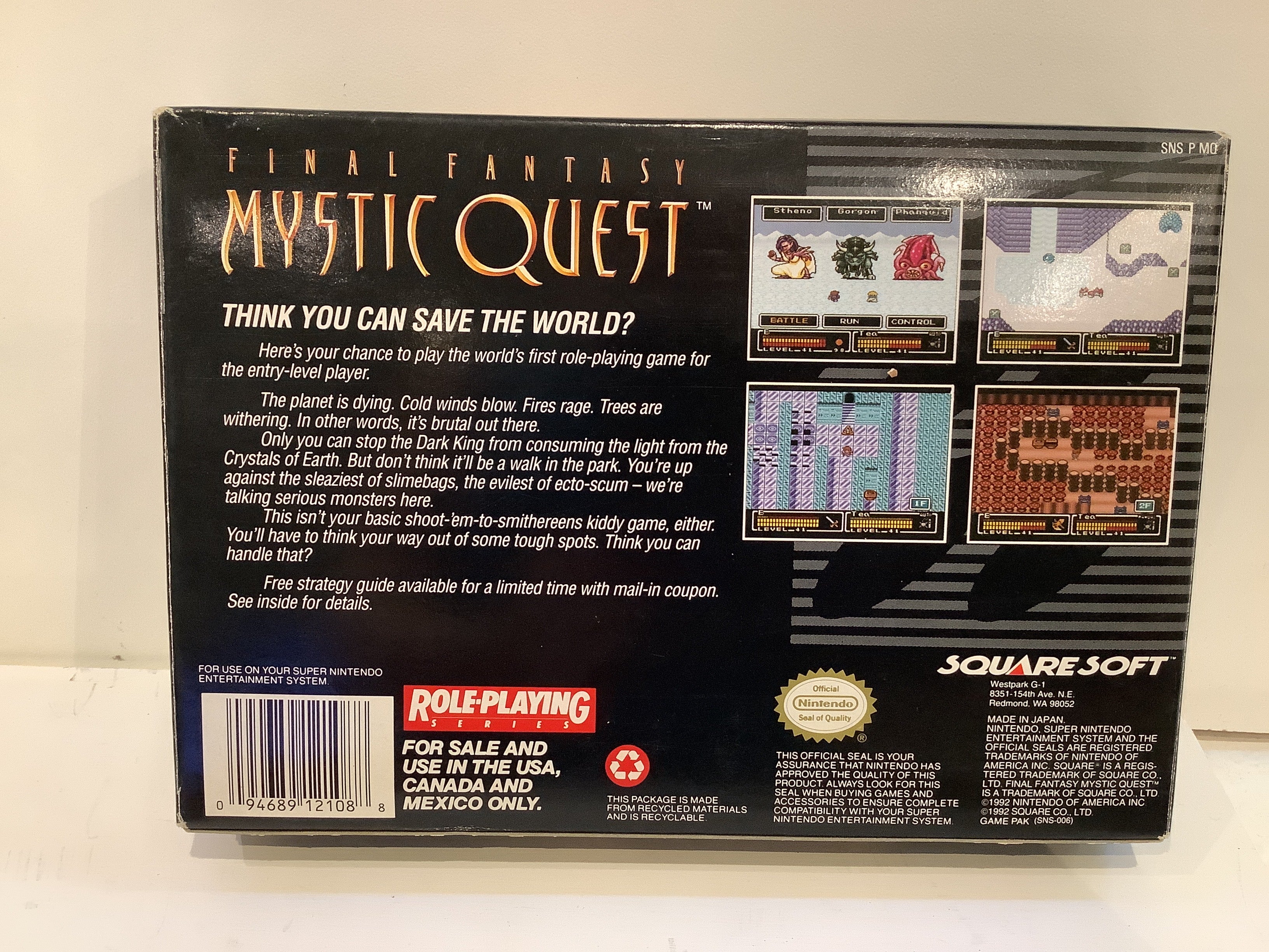 Final Fantasy Mystic Quest - Super Nintendo - Image 2