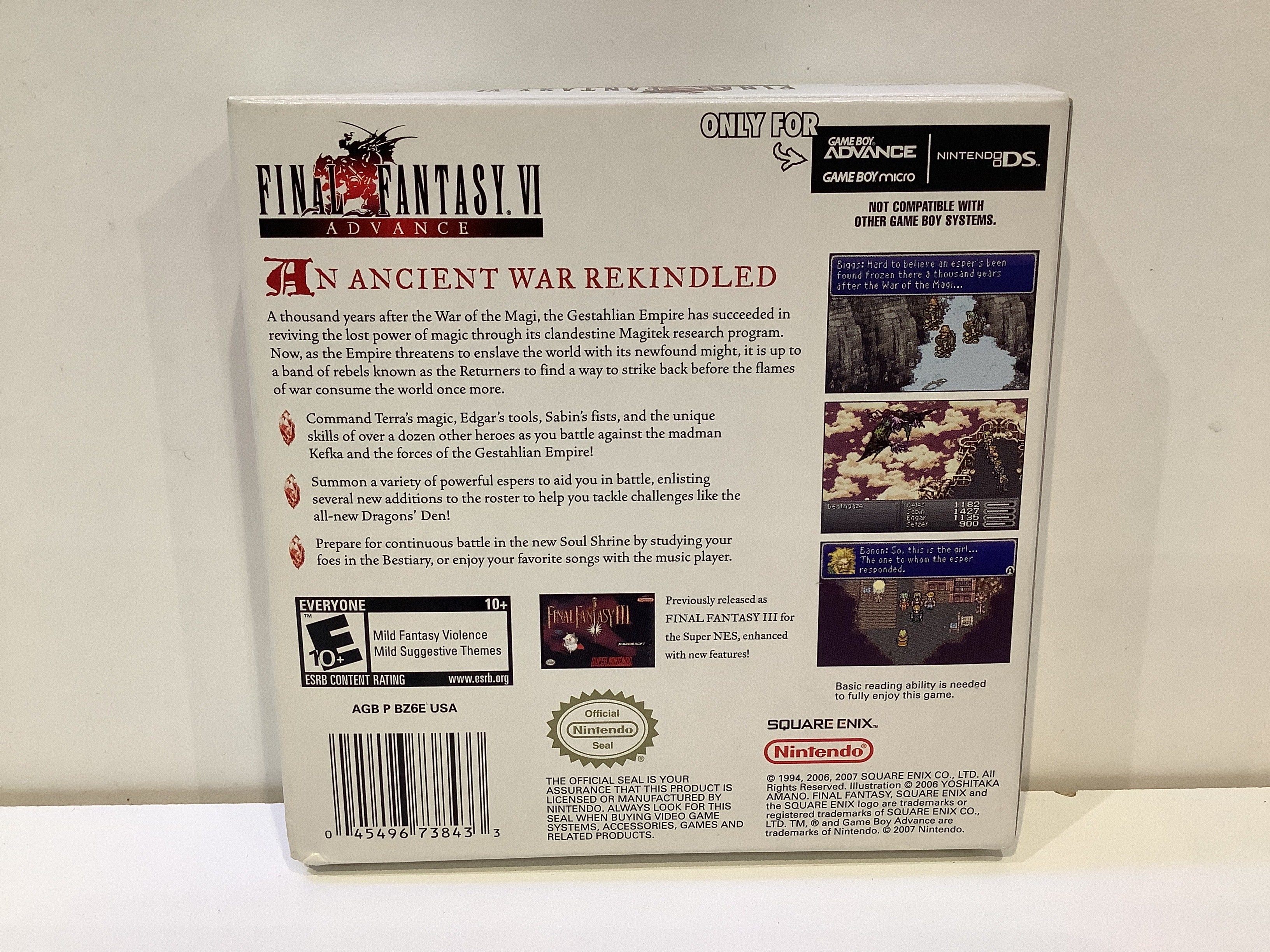 Final Fantasy VI Advance - GameBoy Advance - Image 2