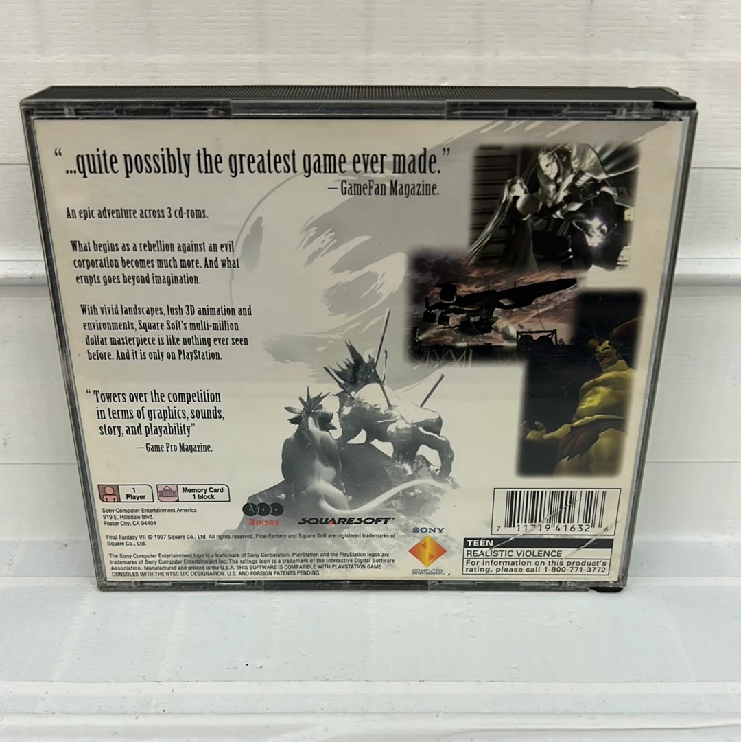 Final Fantasy VII - Playstation - Image 2